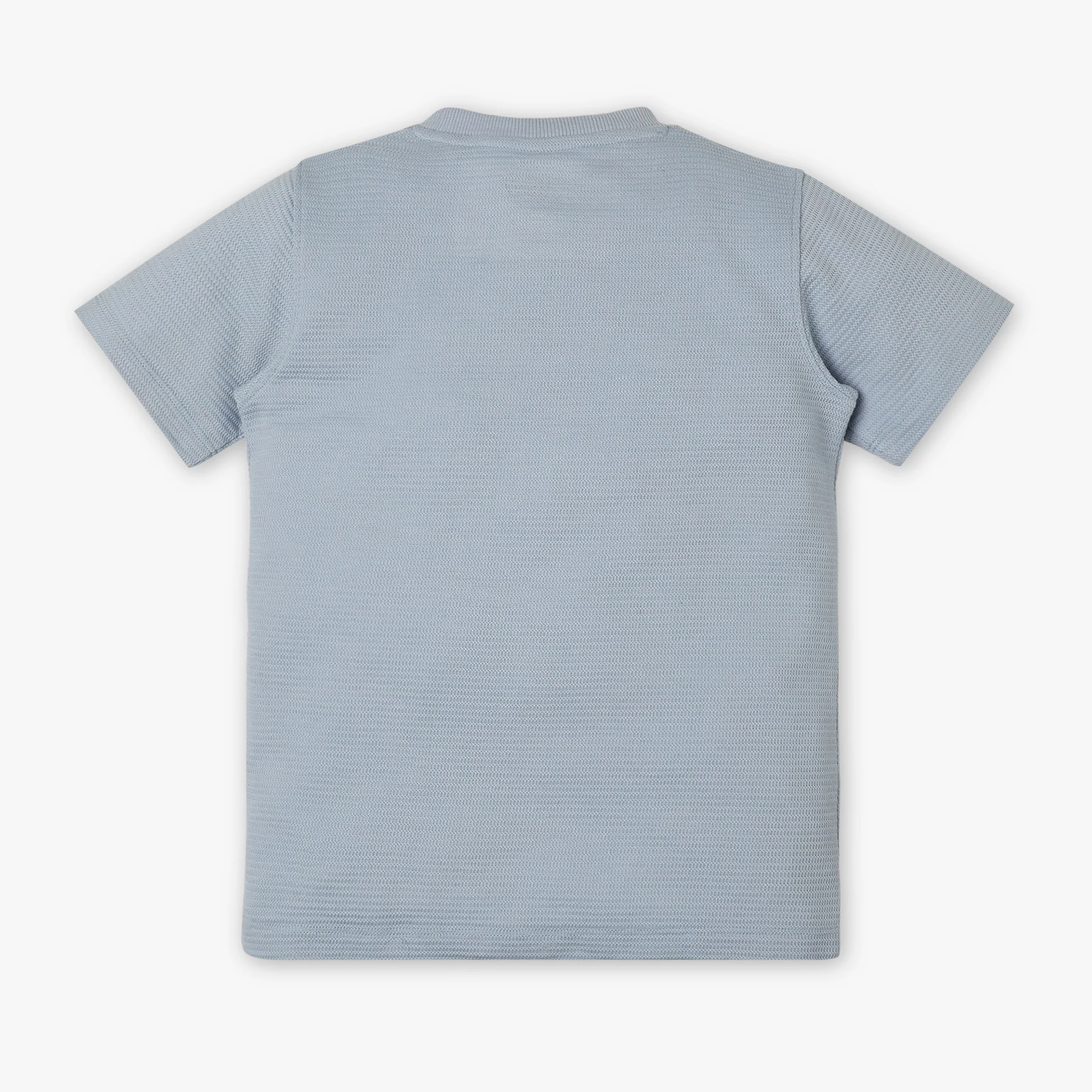Boys Solid Crew Neck T-Shirt - Image 2
