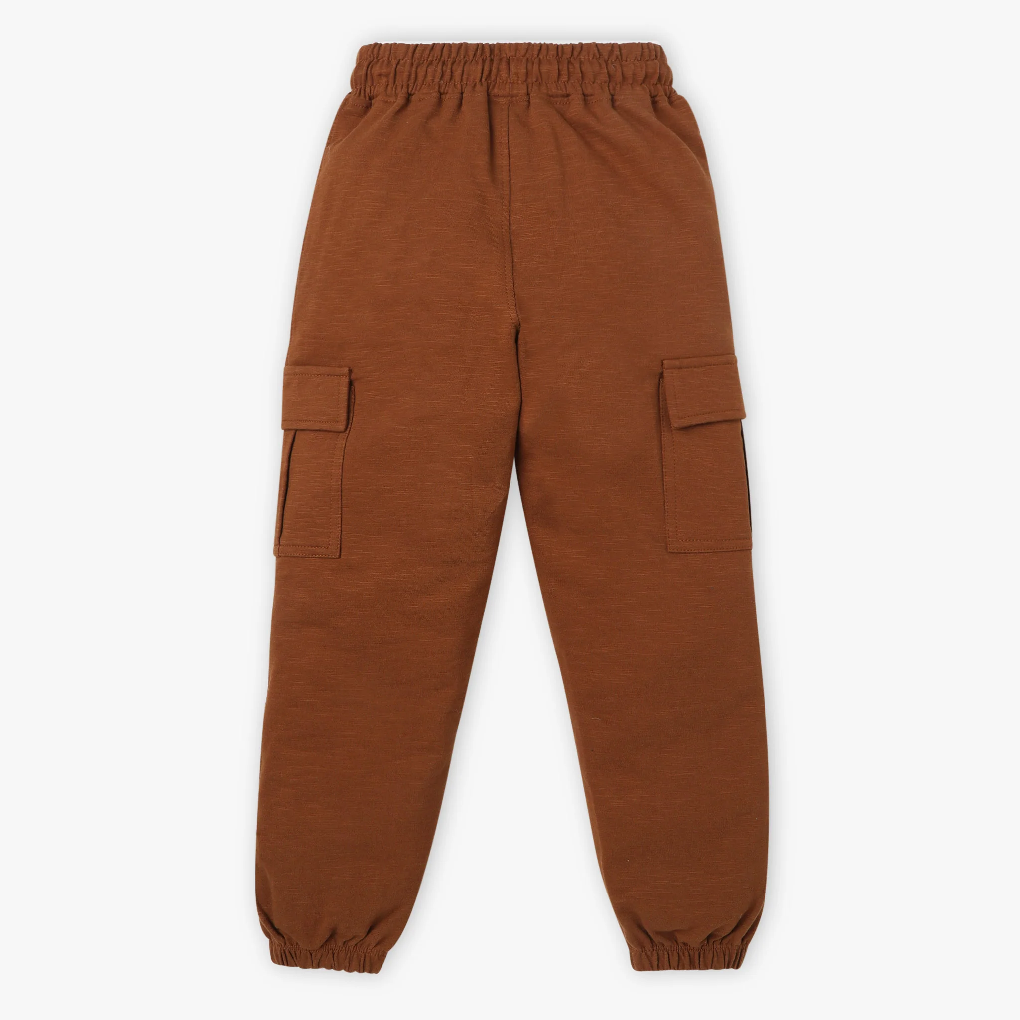 Boys Cut And Sew Full Length Mid Rise Joggers - Image 2