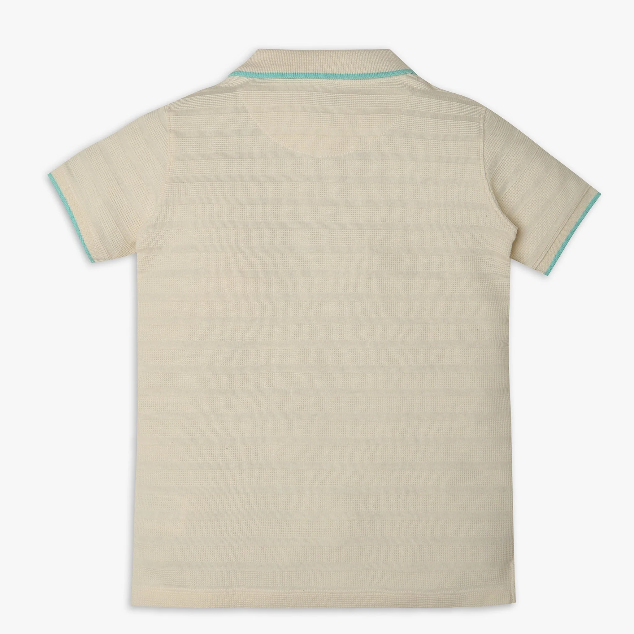 Boys Regular Fit Cut And Sew Polo T-Shirt - Image 5
