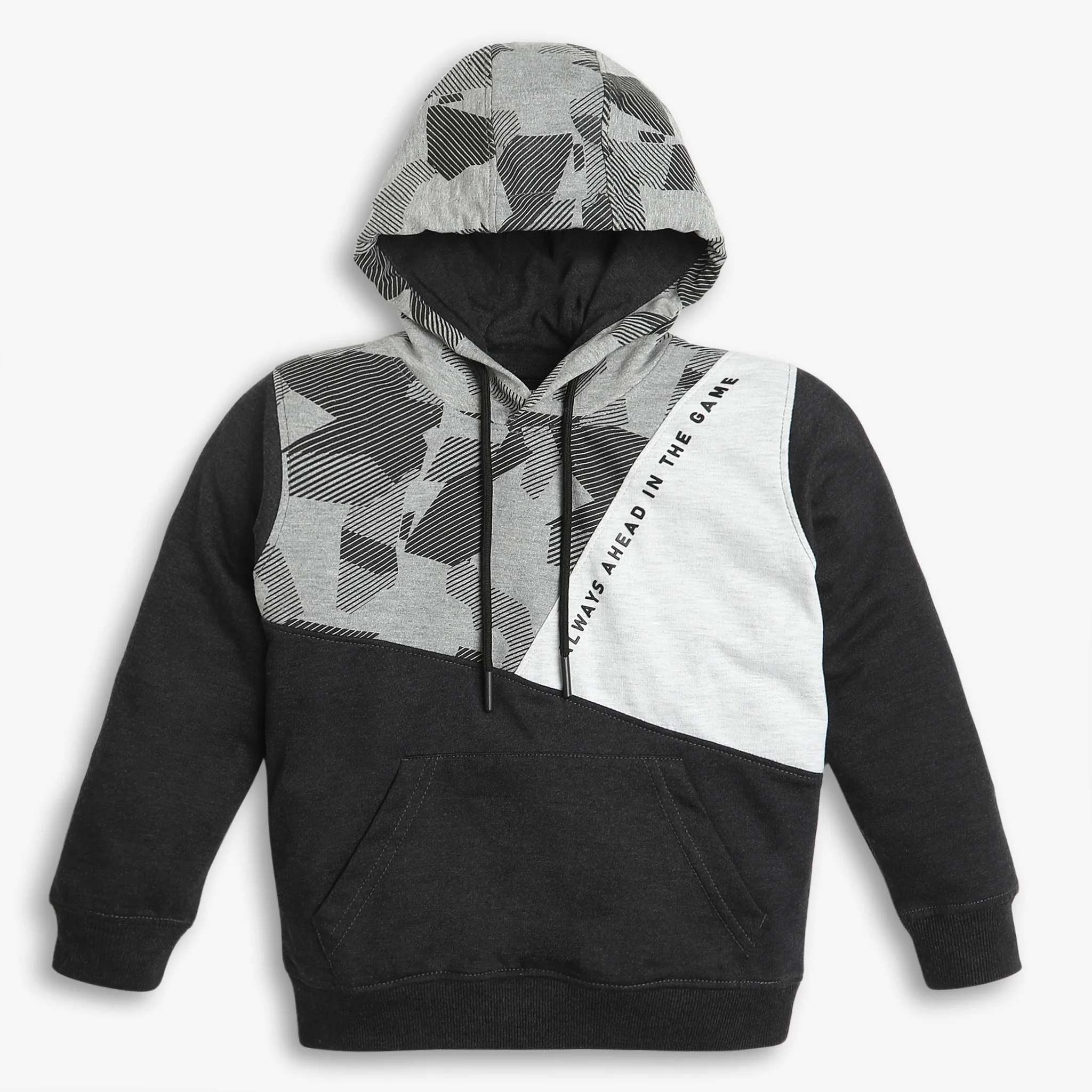 Boys Regular Fit Cut And Sew Sweat Tee