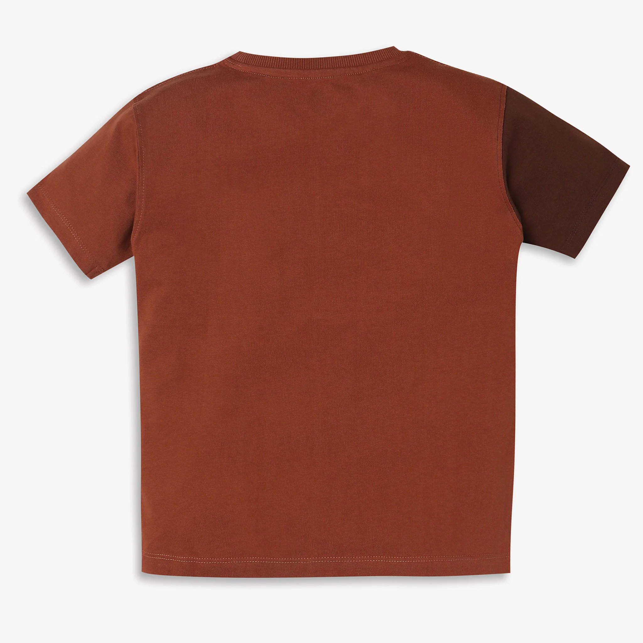 Boys Regular Fit Cut And Sew T-Shirt - Image 2