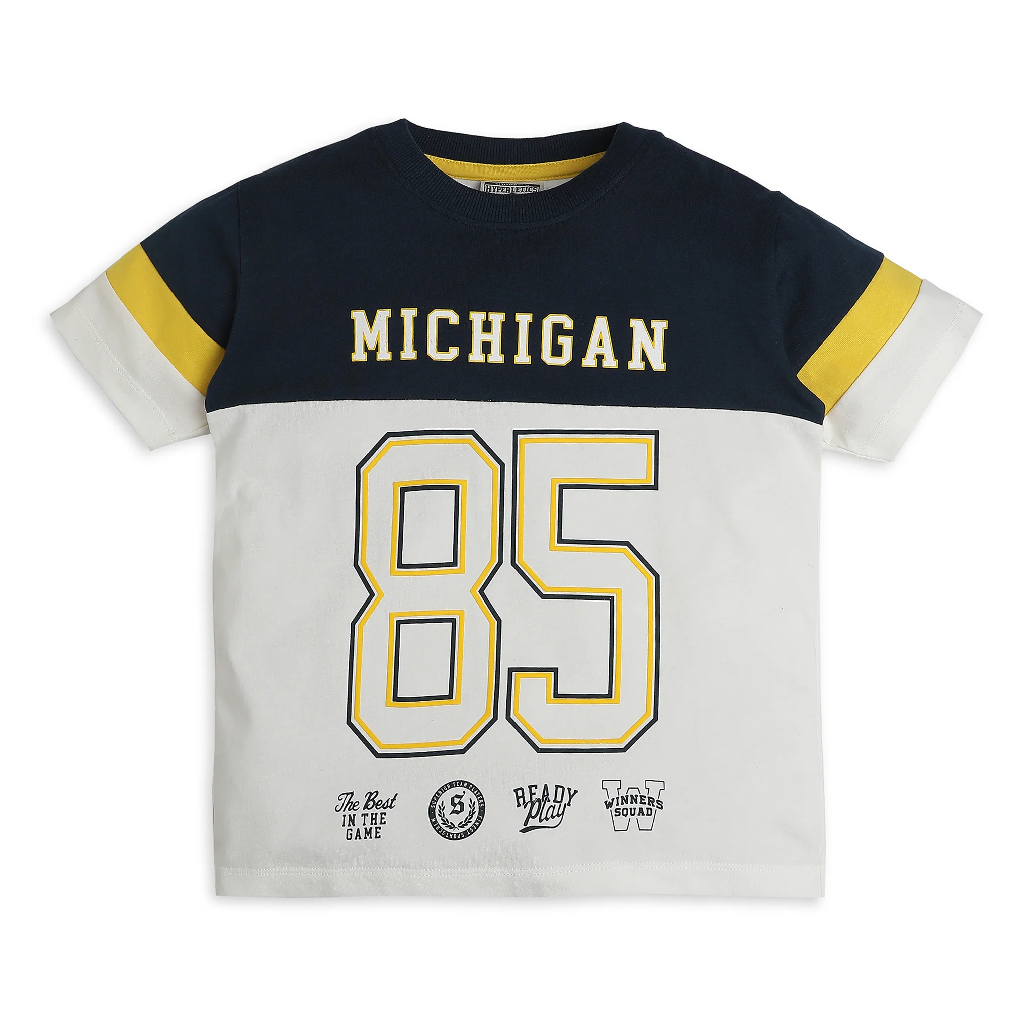 Boys Regular Fit Cut And Sew T-Shirt