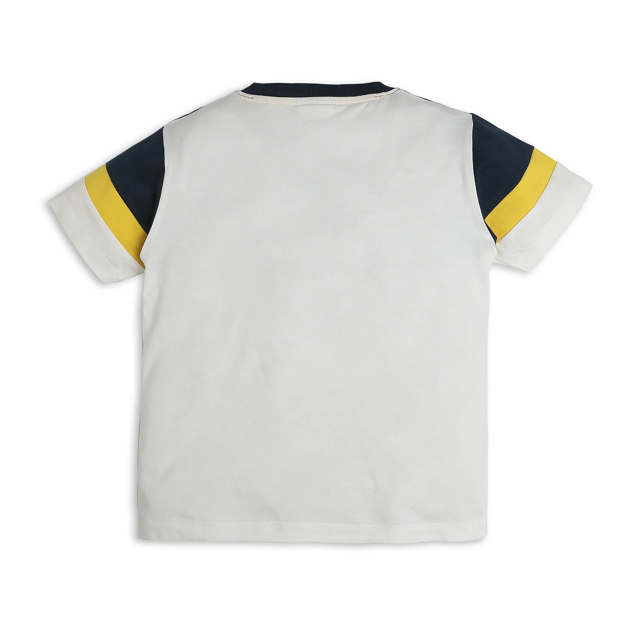 Boys Regular Fit Cut And Sew T-Shirt - Image 2