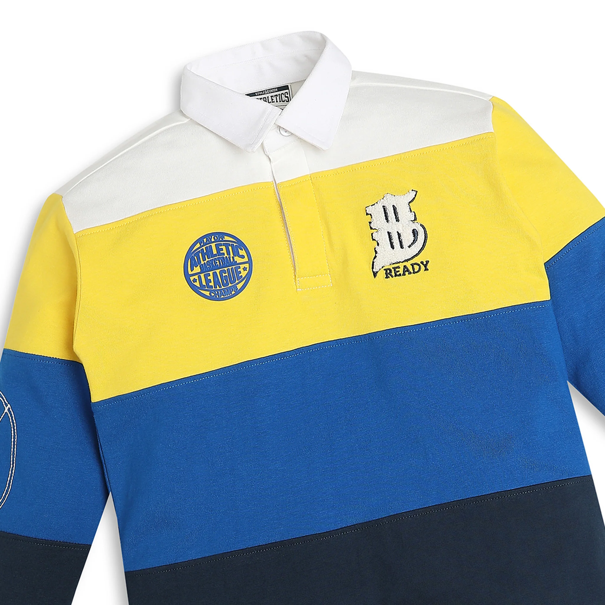 Boys Regular Fit Cut And Sew T-Shirt - Image 3