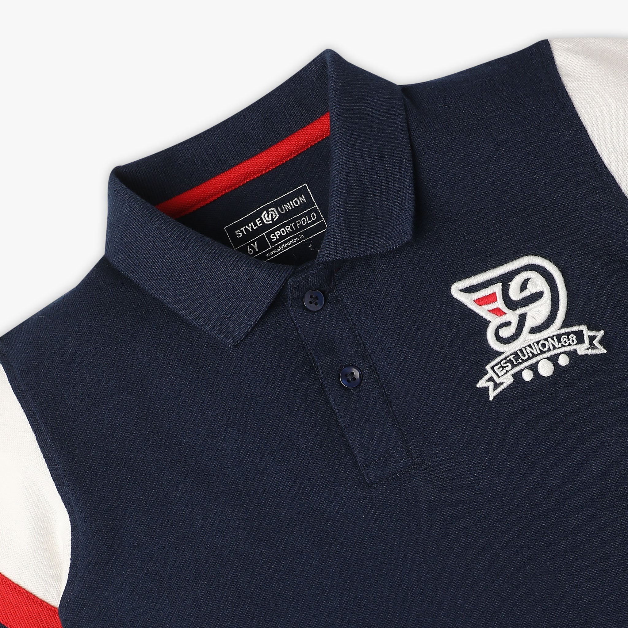Boys Regular Fit Cut And Sew T-Shirt - Image 3