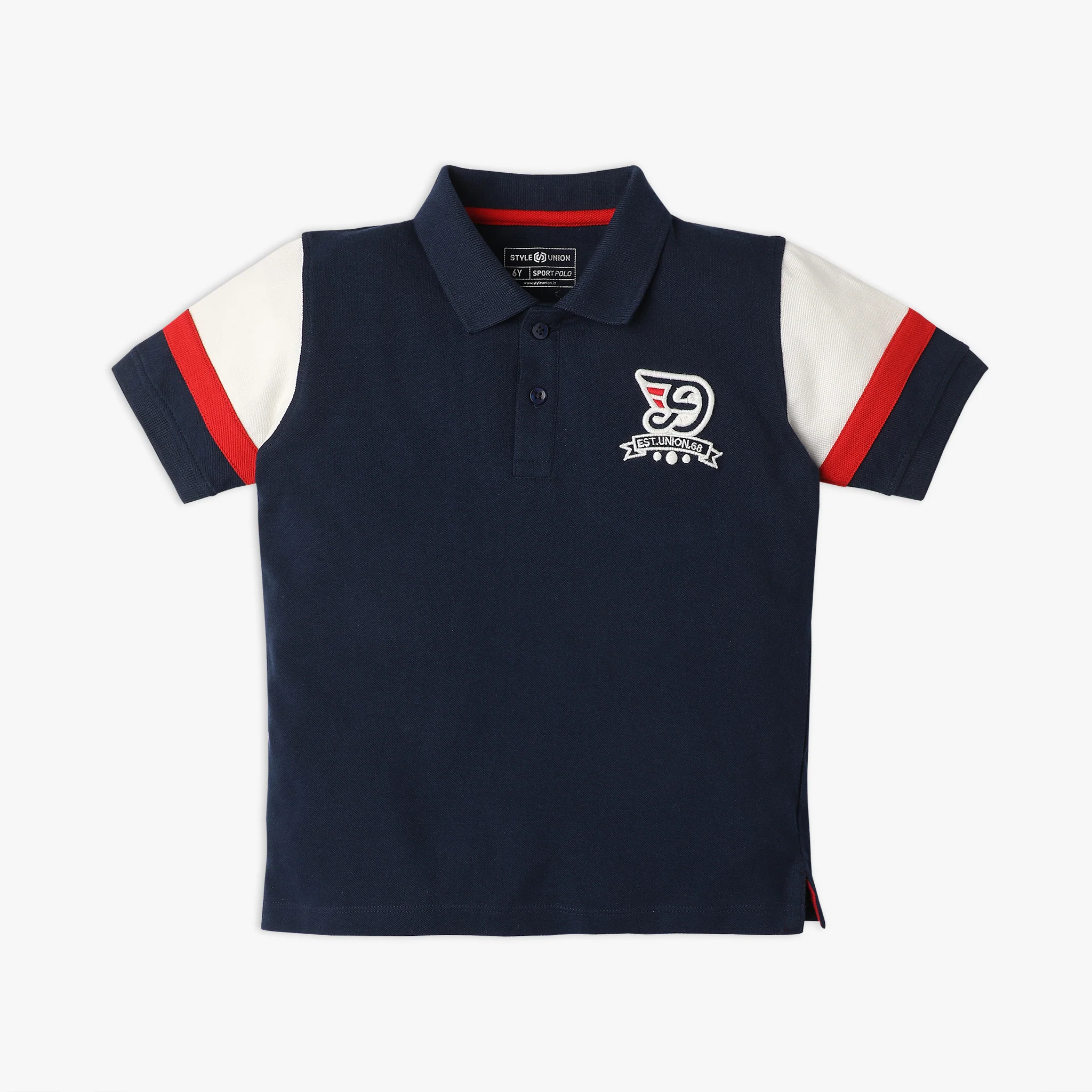 Boys Regular Fit Cut And Sew T-Shirt - Image 4