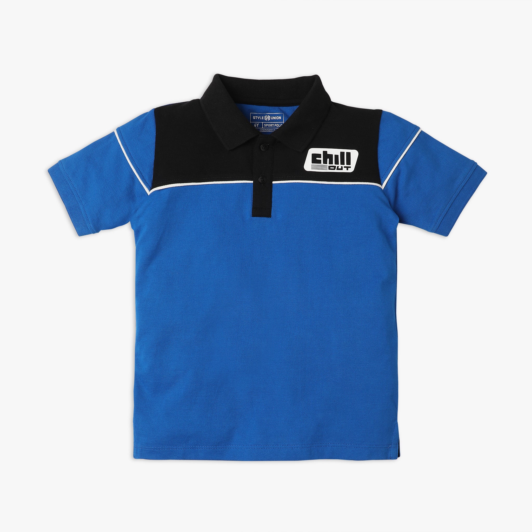Boys Regular Fit Cut And Sew T-Shirt - Image 4
