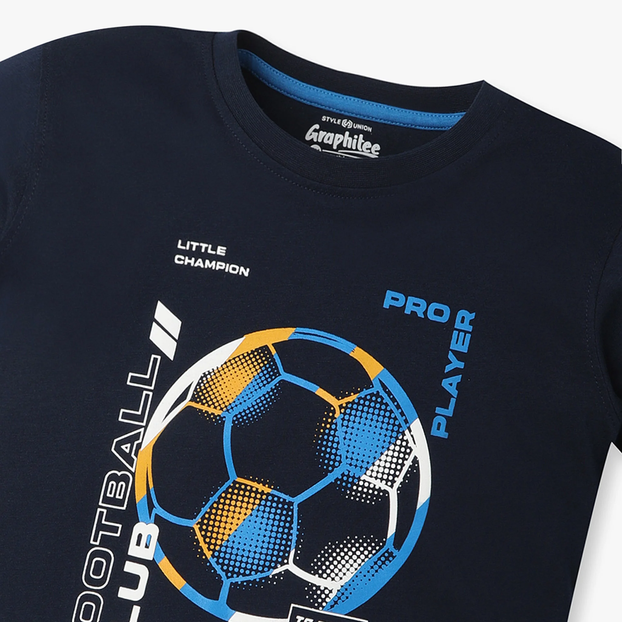 Boys Graphic Crew Neck Half Sleeve T-Shirt - Image 3
