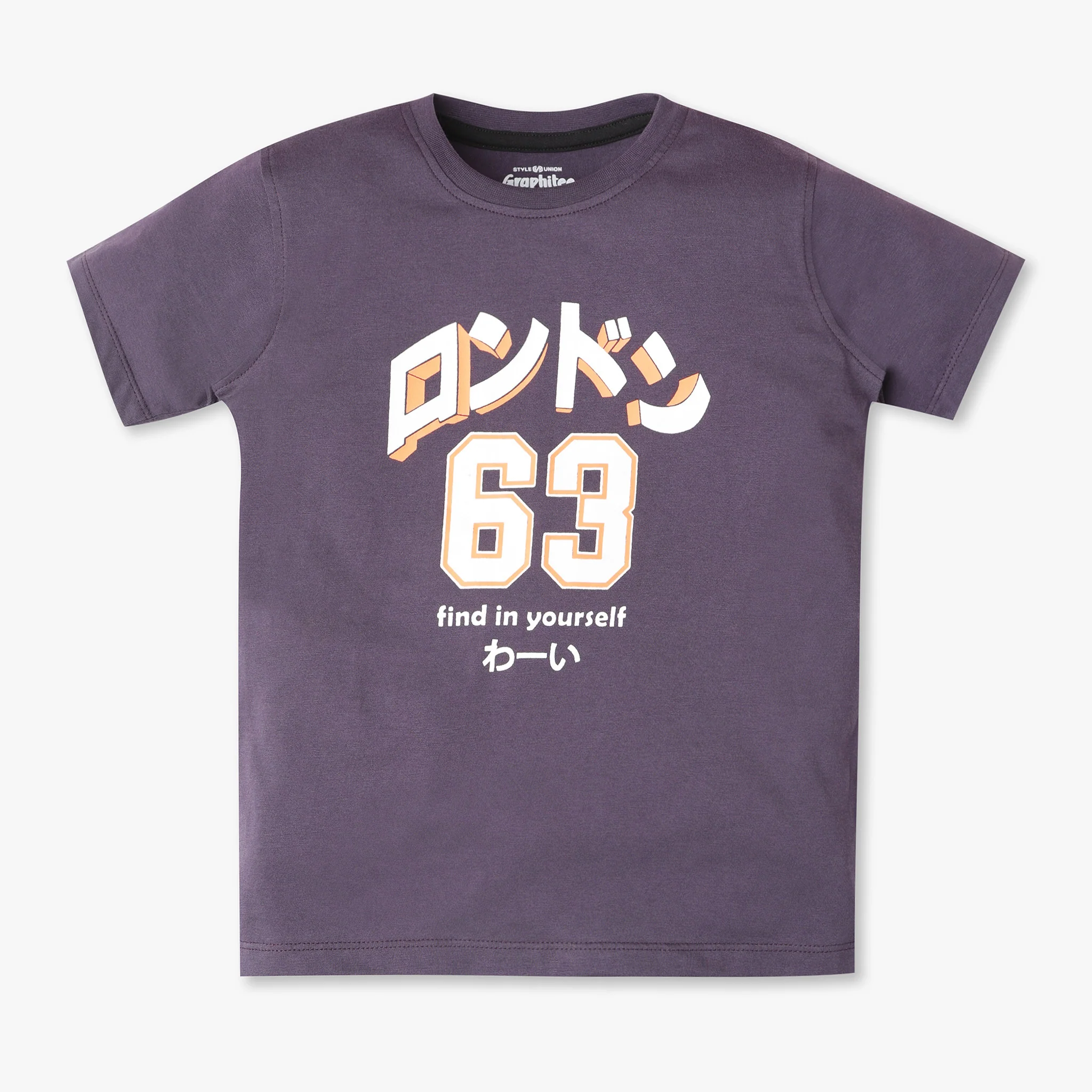 Boys Graphic Crew Neck Half Sleeve T-Shirt