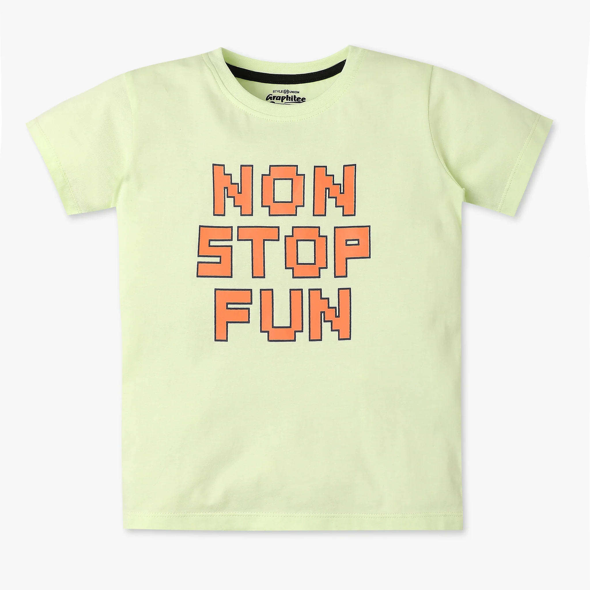 Boys Graphic Crew Neck Half Sleeve T-Shirt