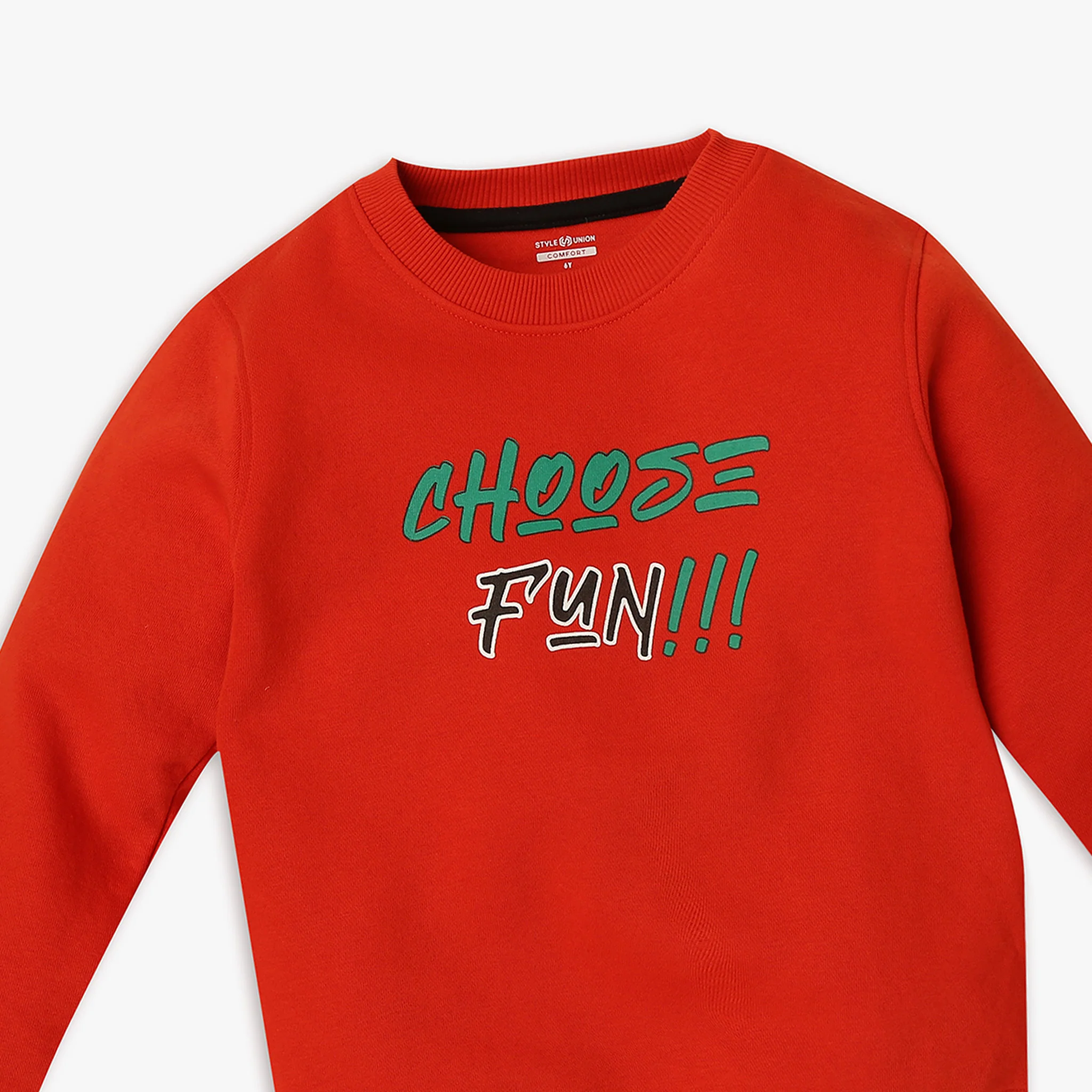 Boy's Regular Fit Graphic Sweat Tee - Image 3