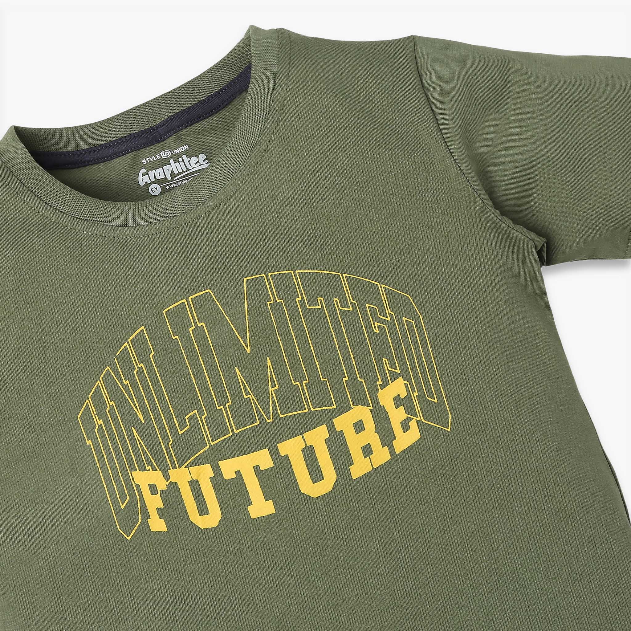 Boys Regular Fit Graphic T-Shirt - Image 3
