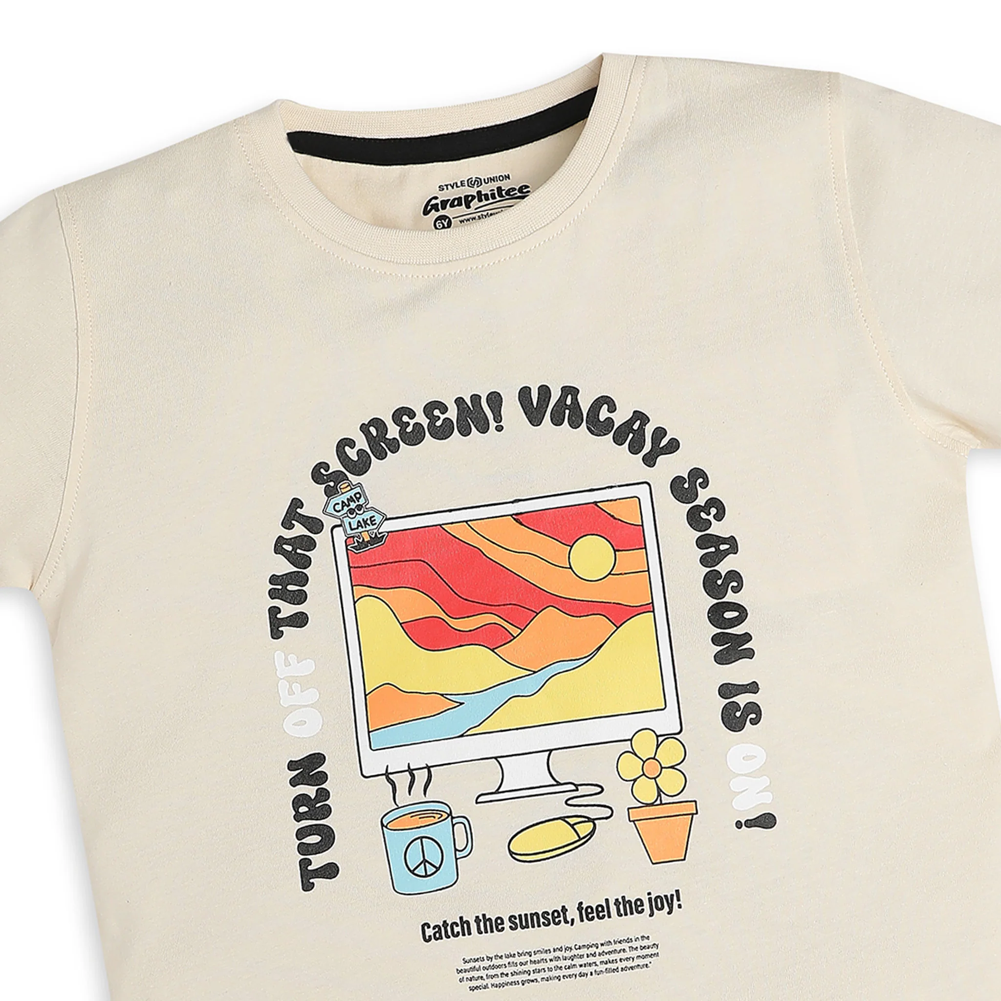 Boys Regular Fit Graphic T-Shirt - Image 3