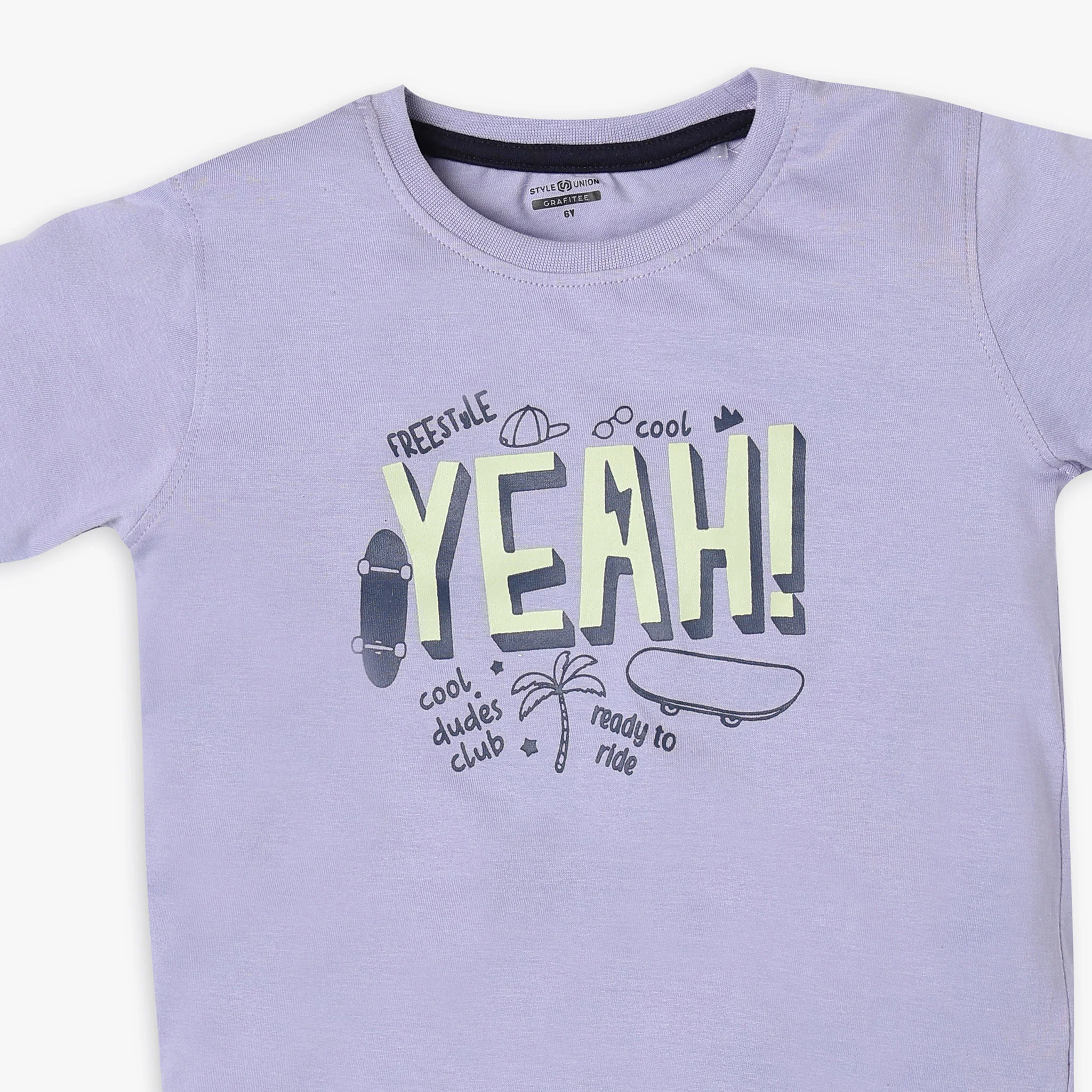Boy's Regular Fit Graphic T-Shirt - Image 3
