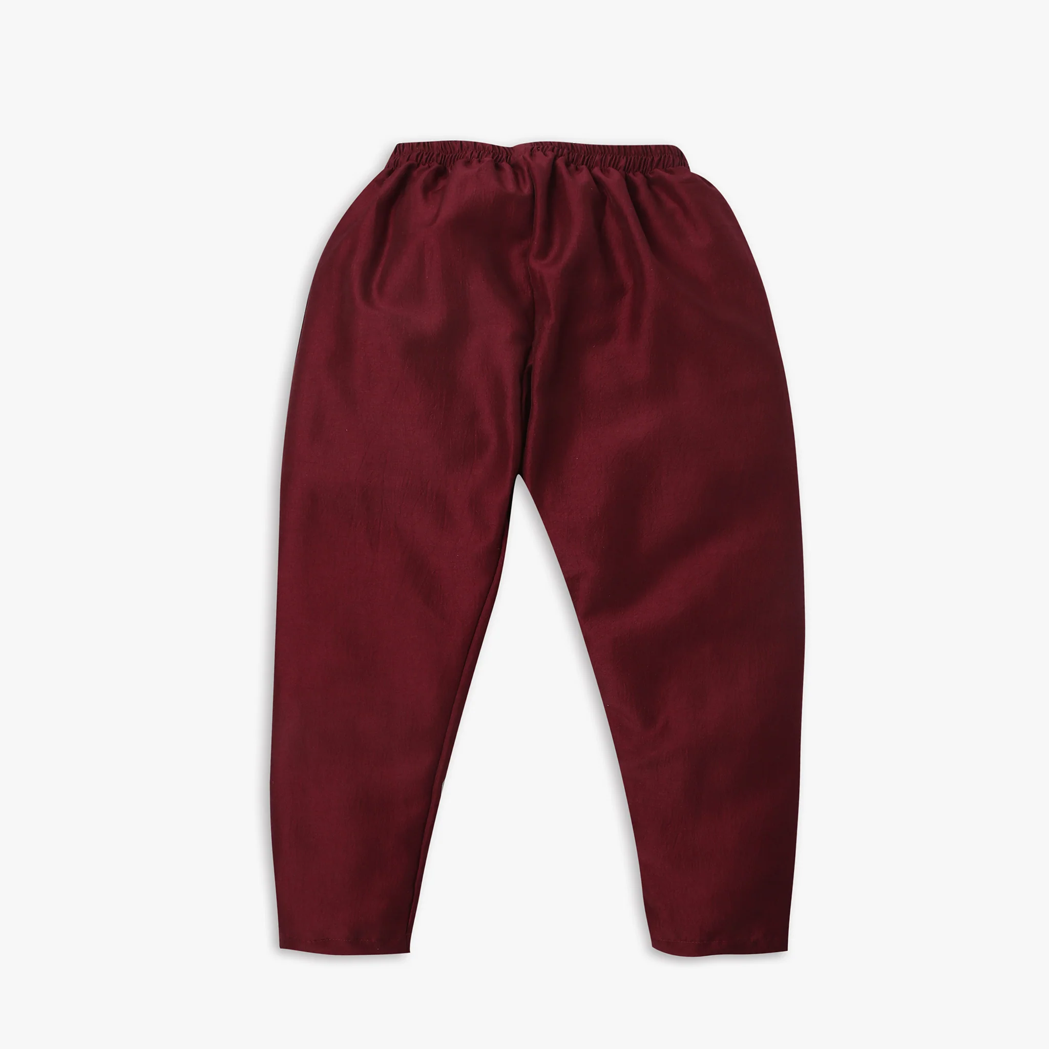 Boy's Regular Fit Jacquard Kurta & Pant With Jacket Set - Image 5