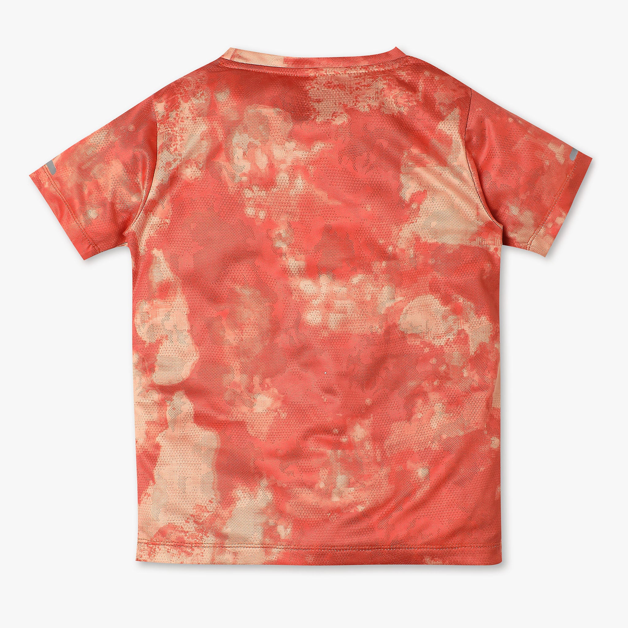 Boys Striped Crew Neck Move Half Sleeve Active T-Shirt - Image 2