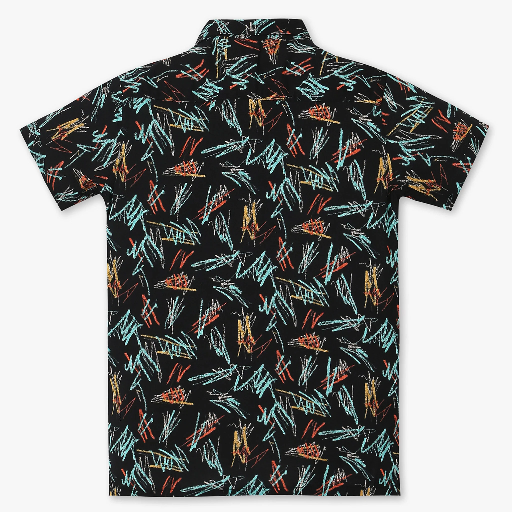 Boys Regular Fit Printed Cuban Shirt - Image 2