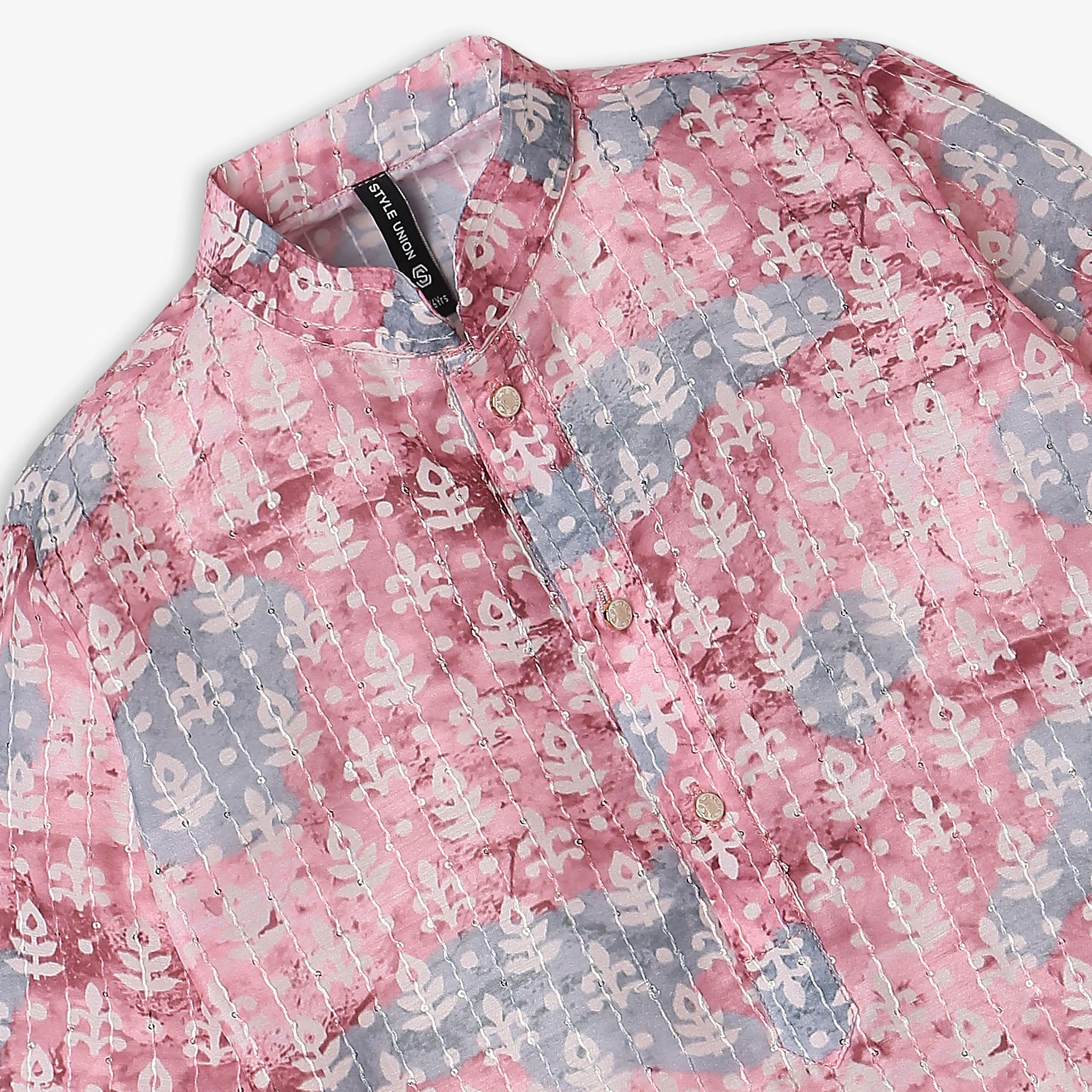 Boys Regular Fit Printed Kurta With Pant Set - Image 4