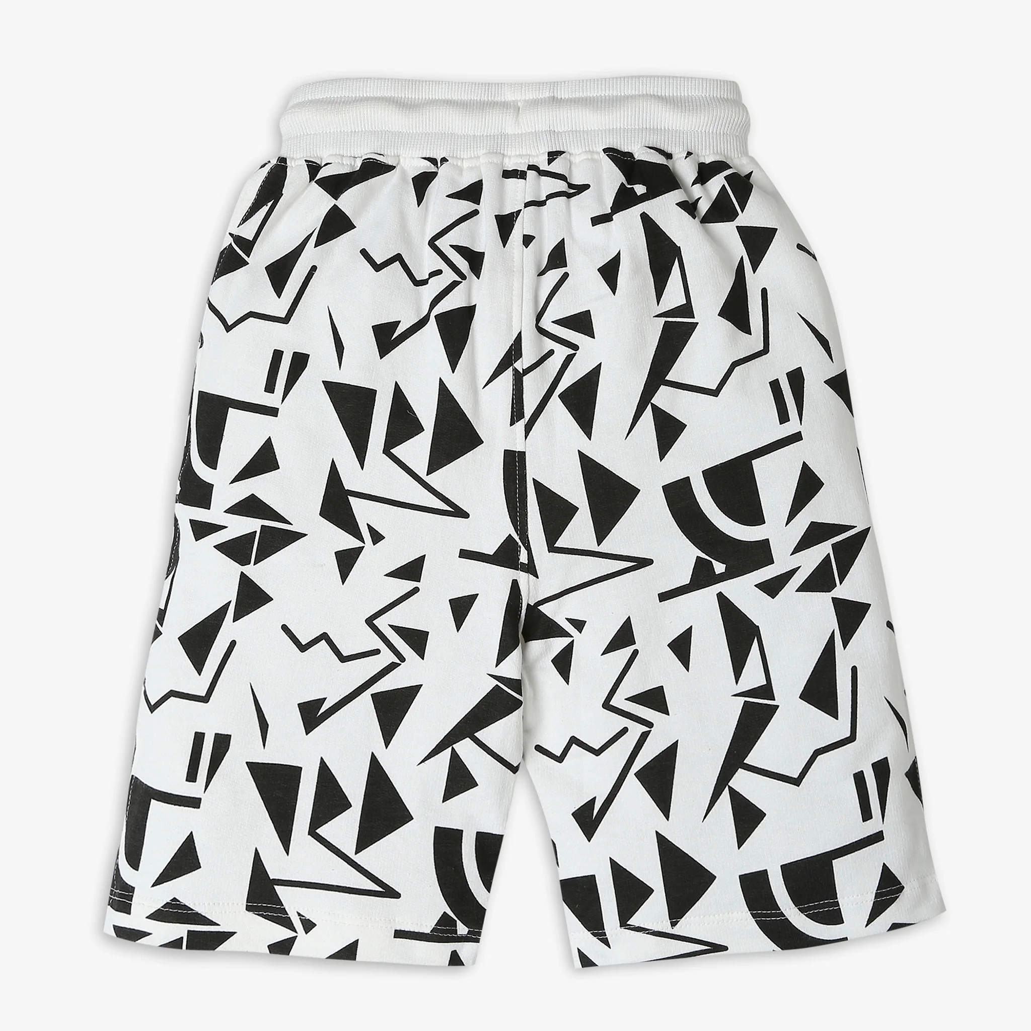 Boys Regular Fit Printed Mid Rise Shorts - Image 2