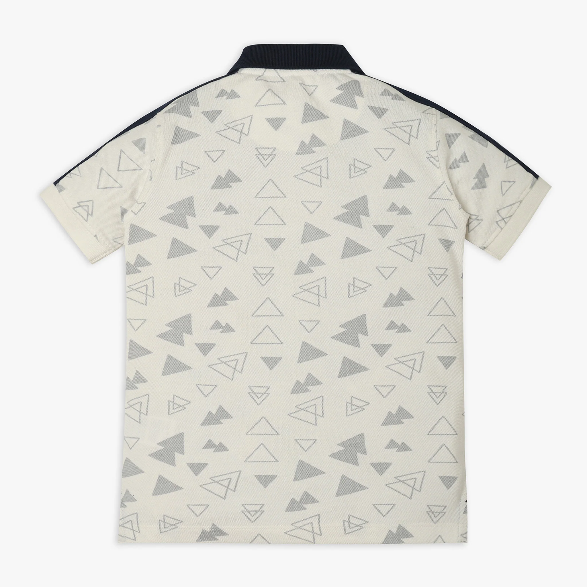 Boys Regular Fit Printed Polo T-Shirt - Image 5