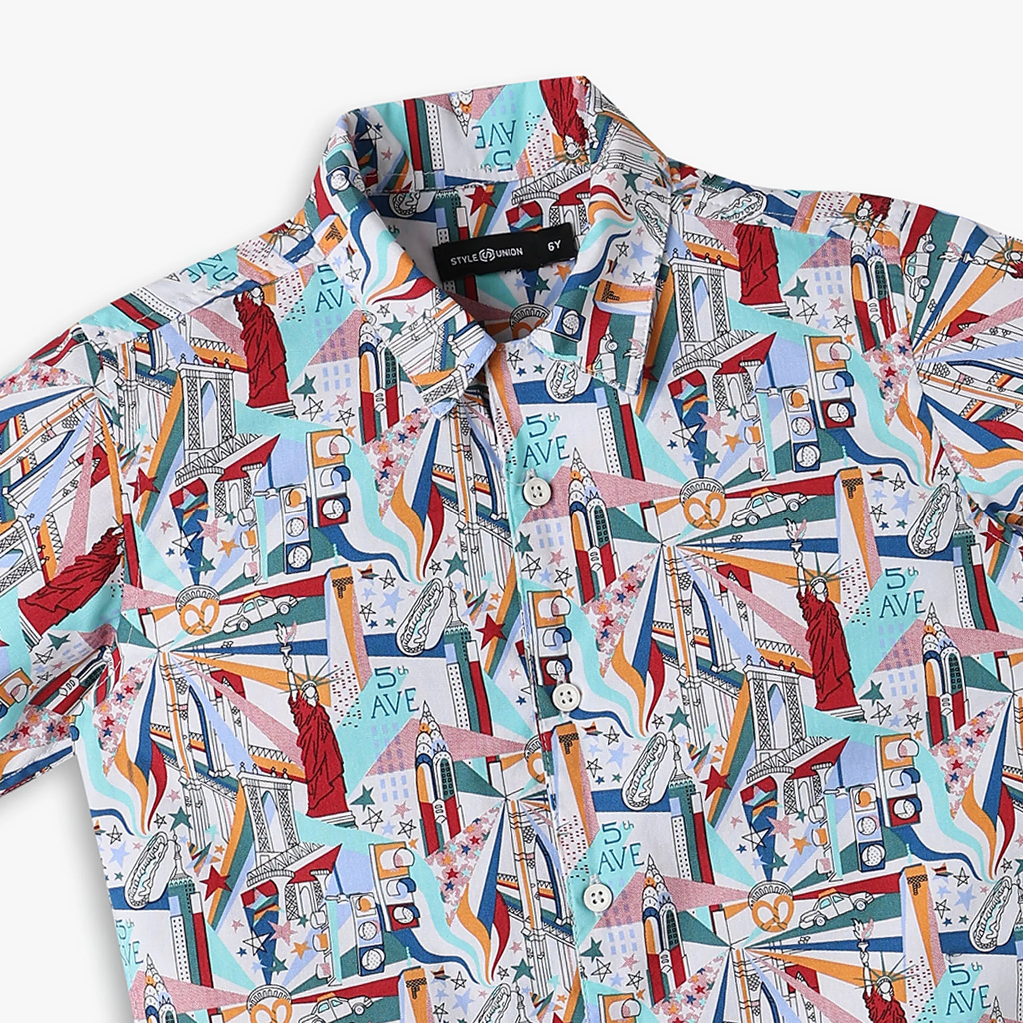 Boys Regular Fit Printed Shirt - Image 3