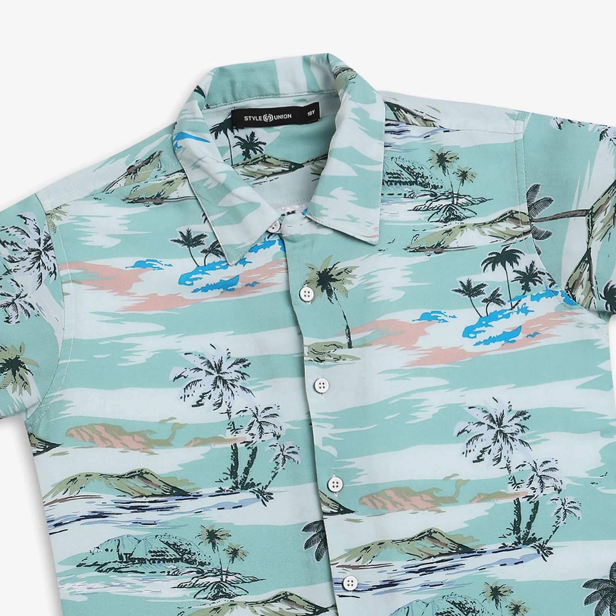 Boy's Regular Fit Printed Shirt - Image 3