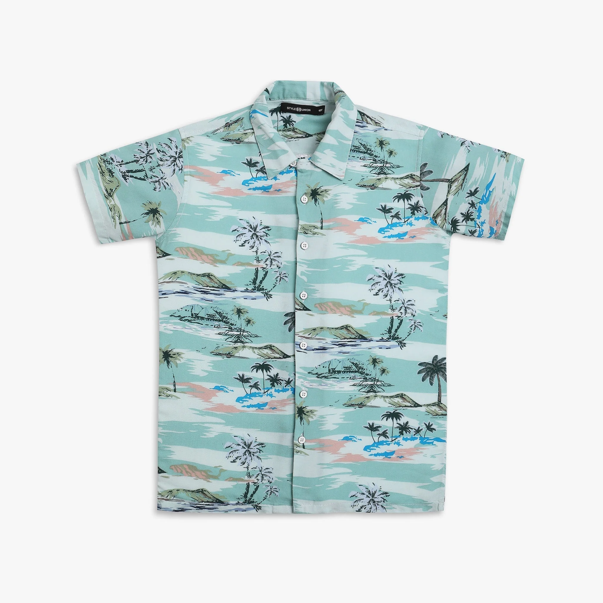 Boy's Regular Fit Printed Shirt - Image 4