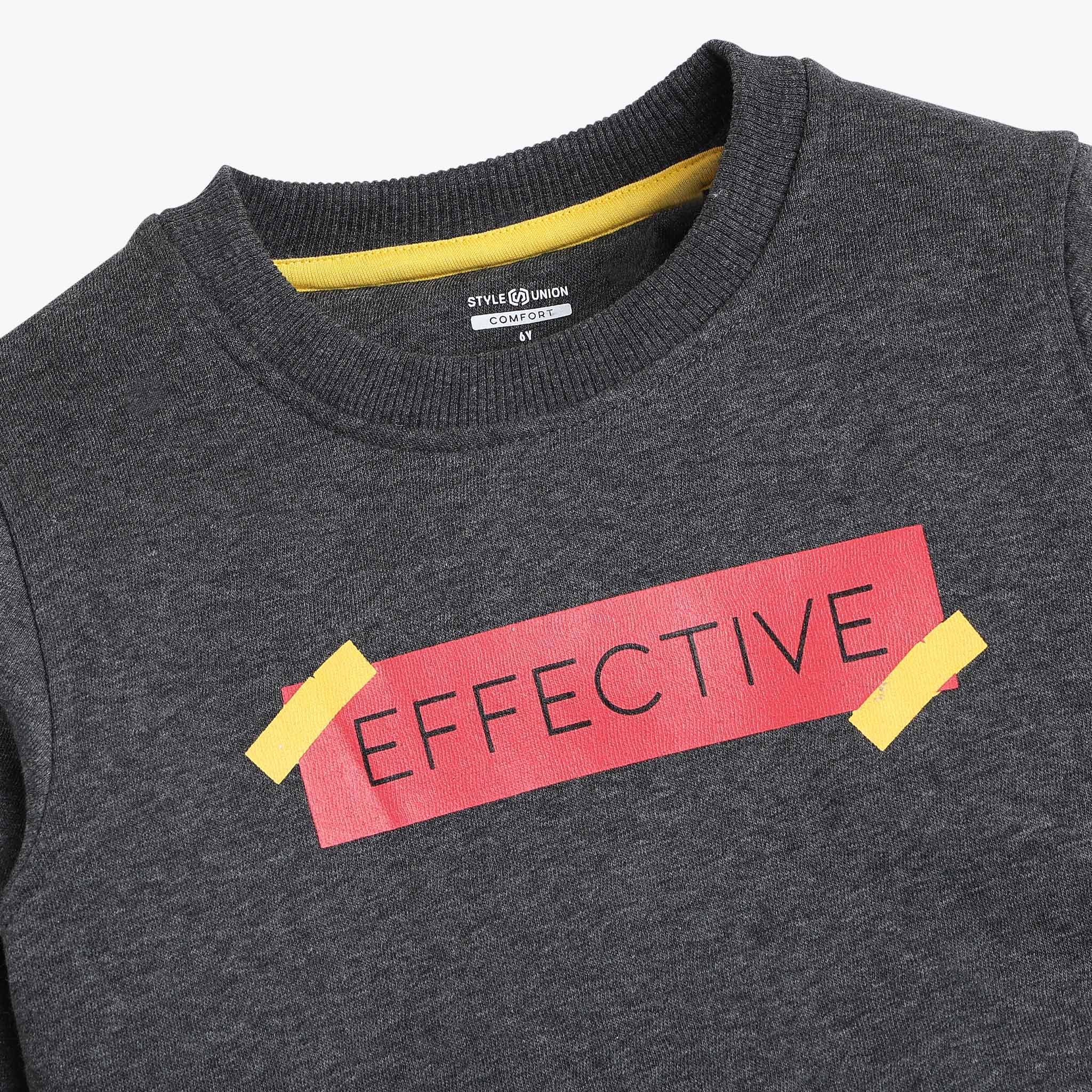 Boys Regular Fit Printed Sweat Tee - Image 3