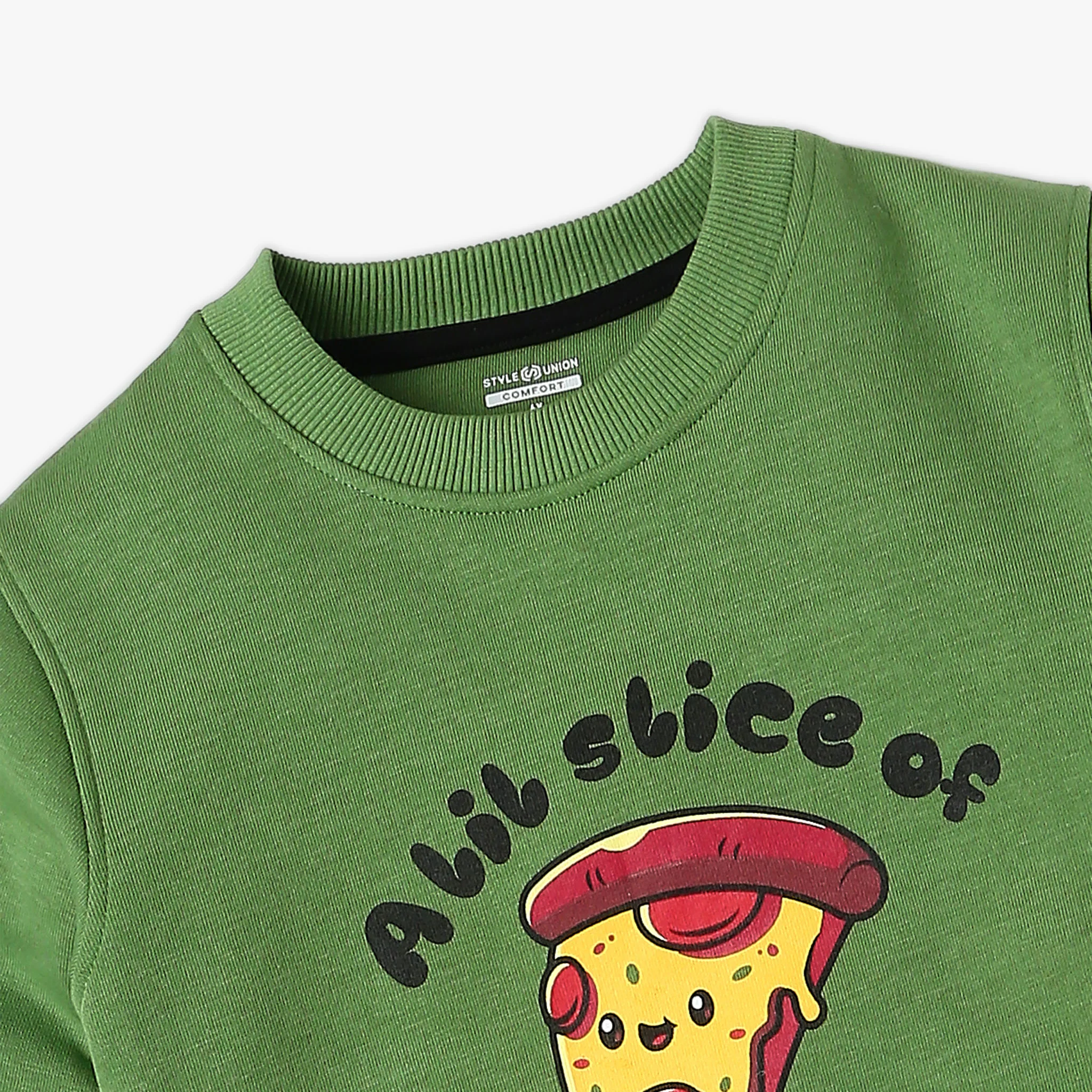 Boy's Regular Fit Printed Sweat Tee - Image 3