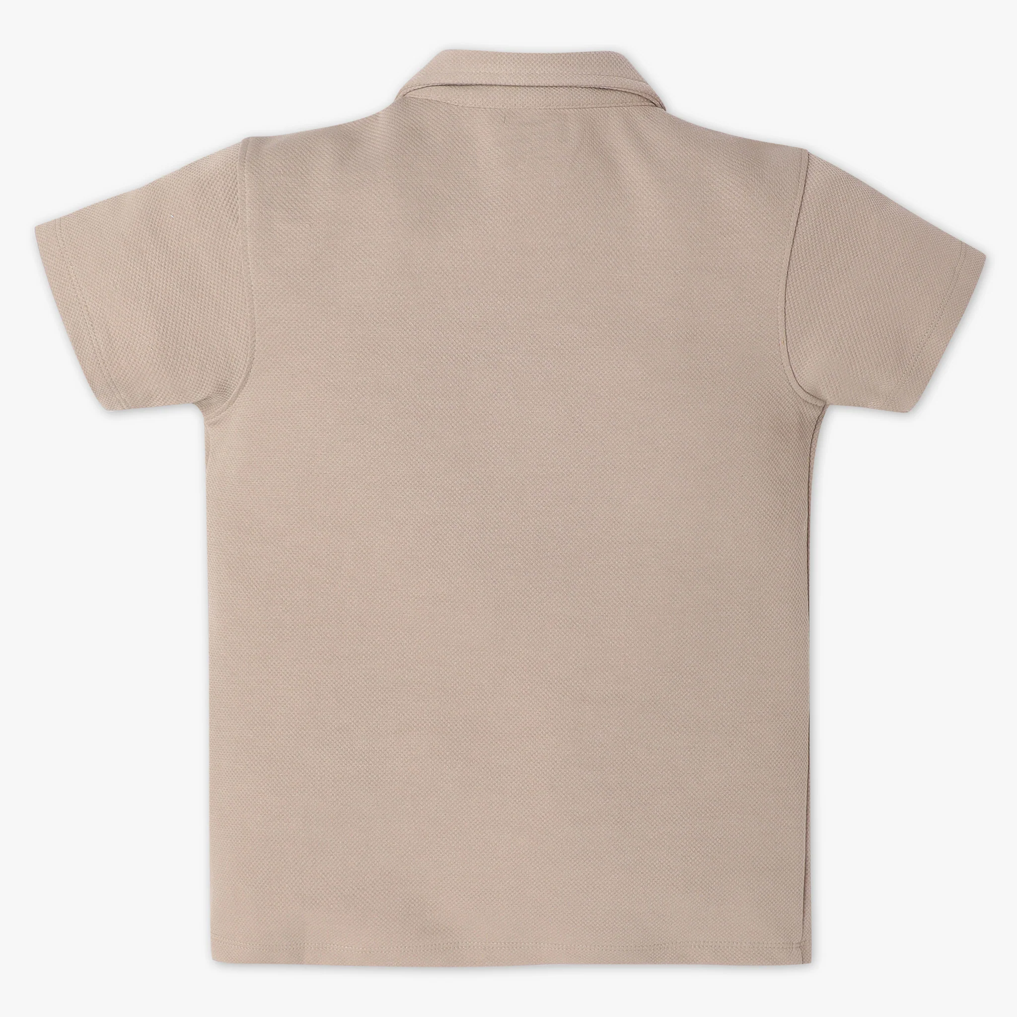 Boys Camp Collar Half Sleeve Solid Resort Sets Cuban Shirt - Image 2