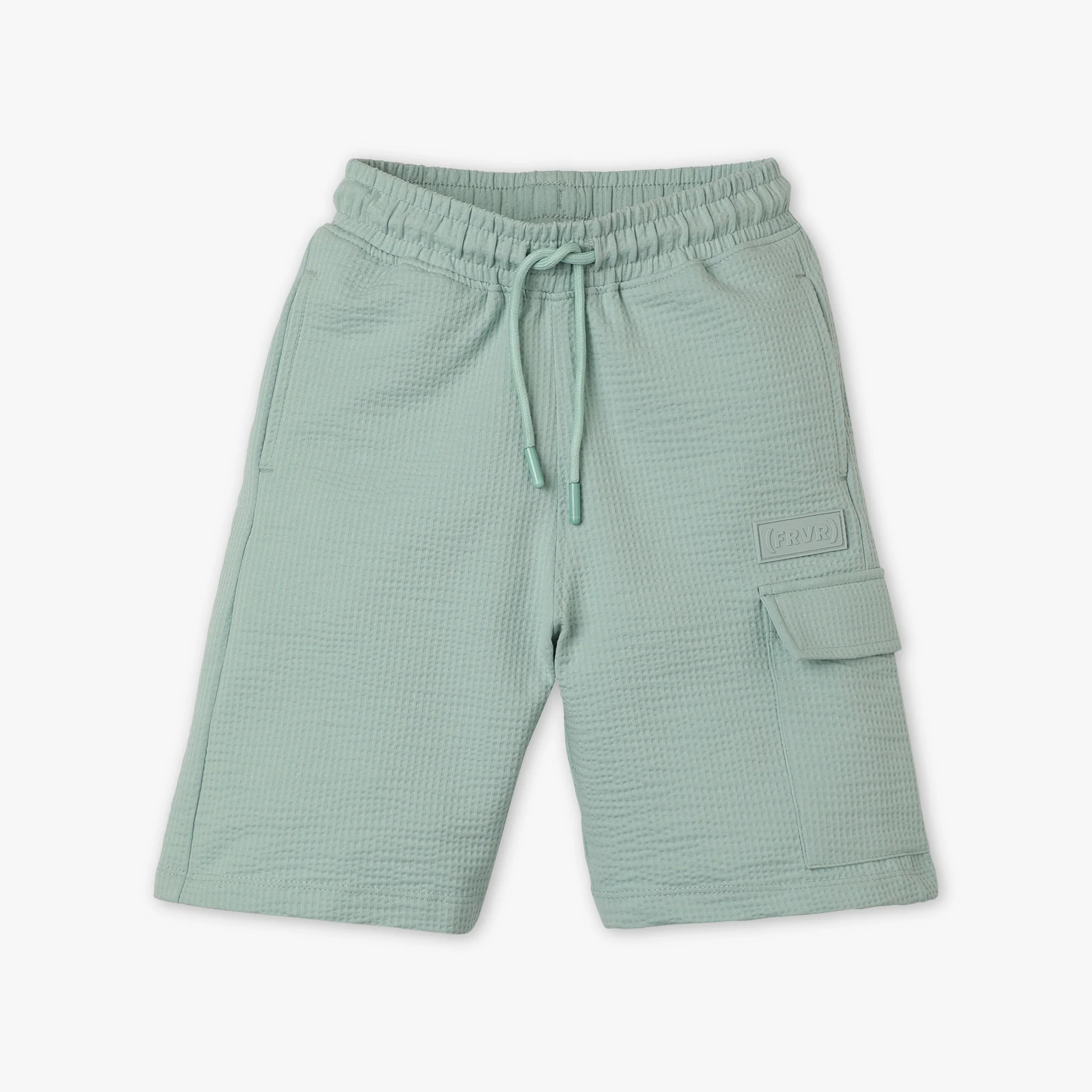 Boys Knee Length Cargo Pocket Shorts