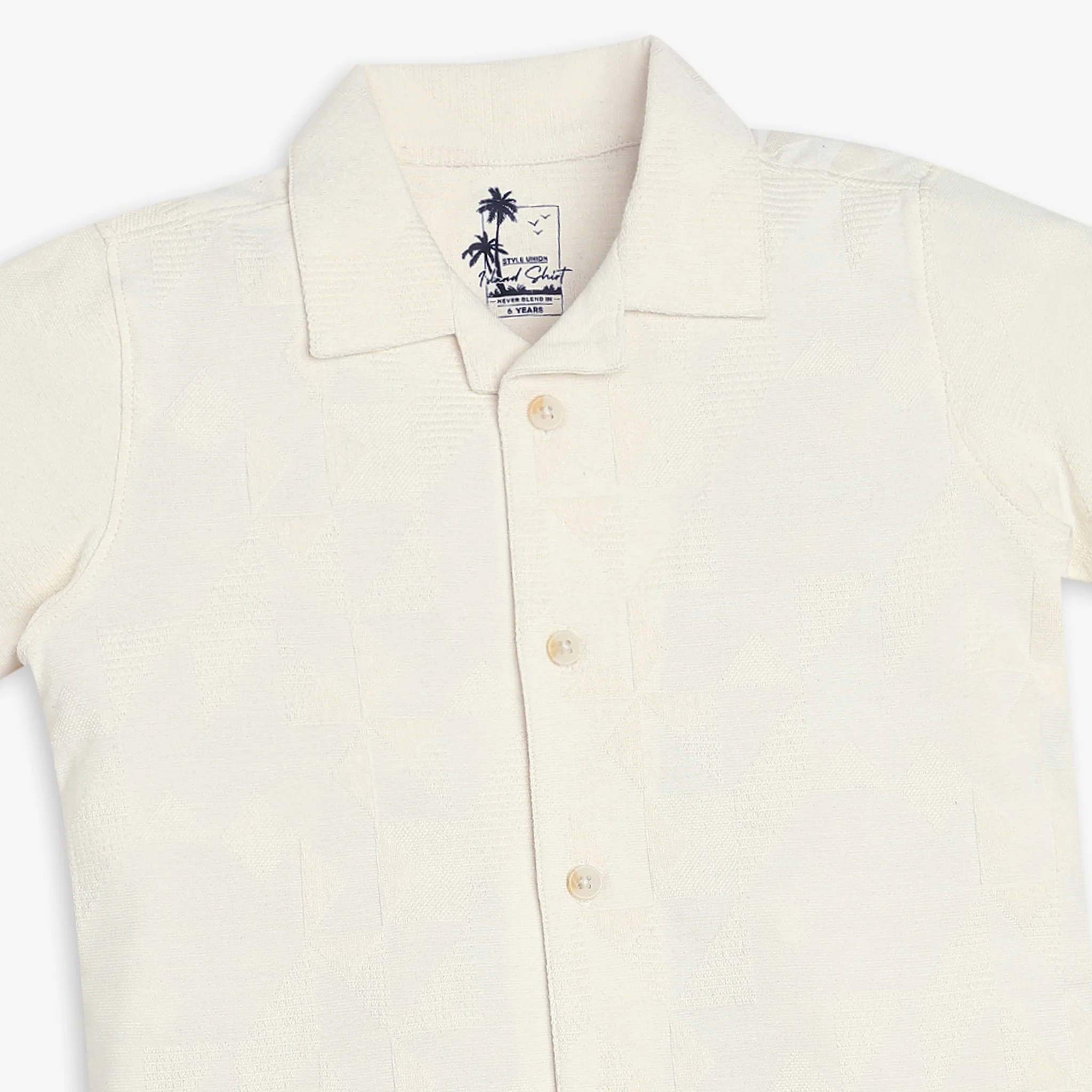 Boys Regular Fit Solid Shirt - Image 3