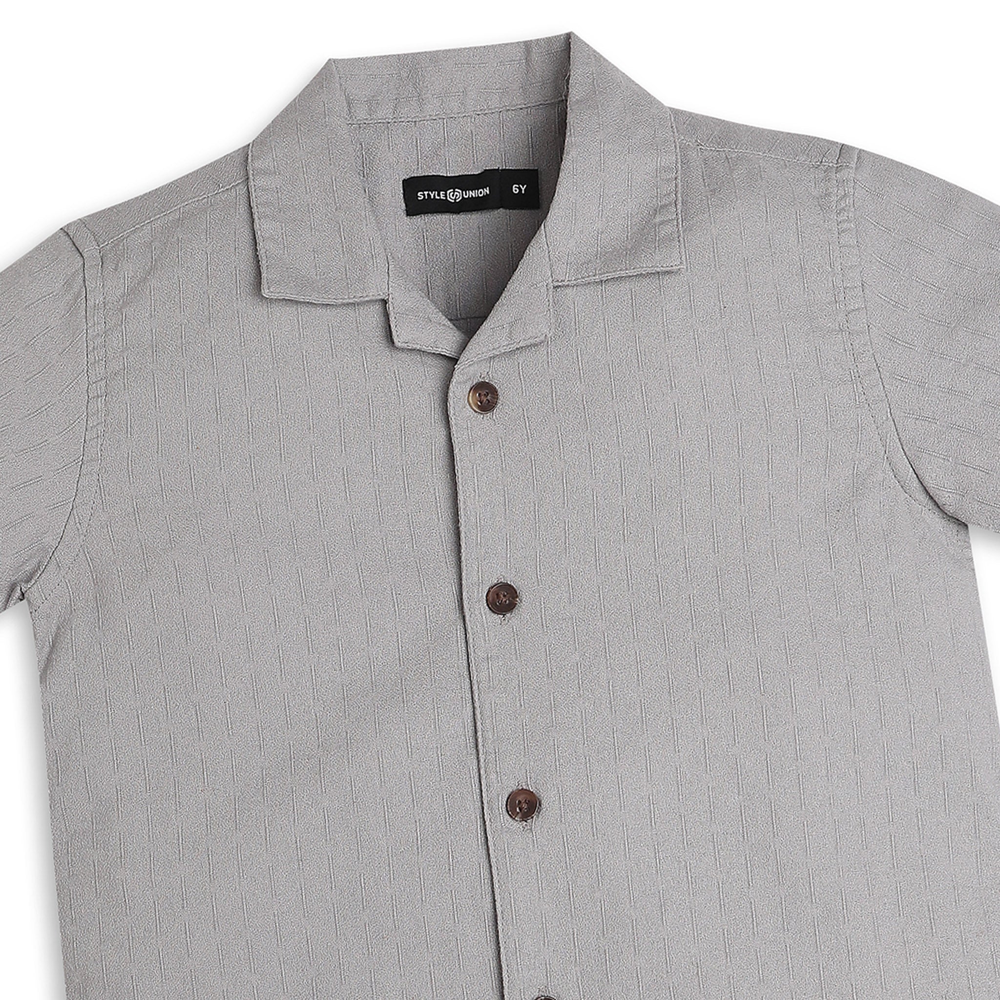 Boys Regular Fit Solid Shirt - Image 6