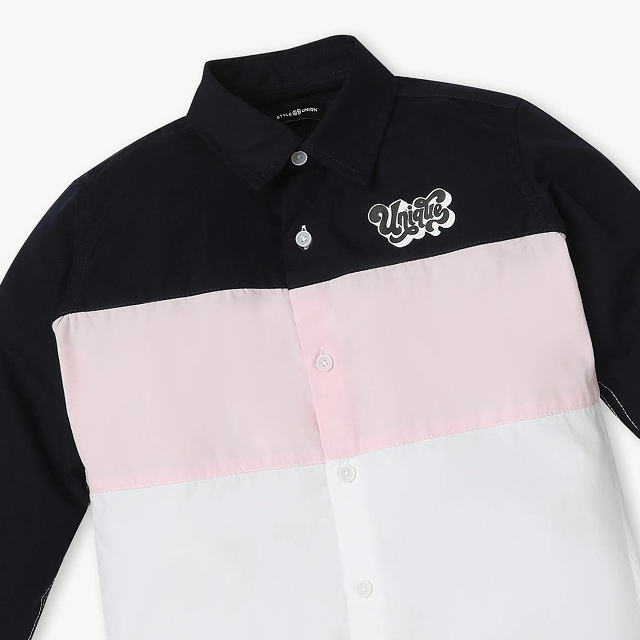 Boys Regular Fit Solid Shirt - Image 3