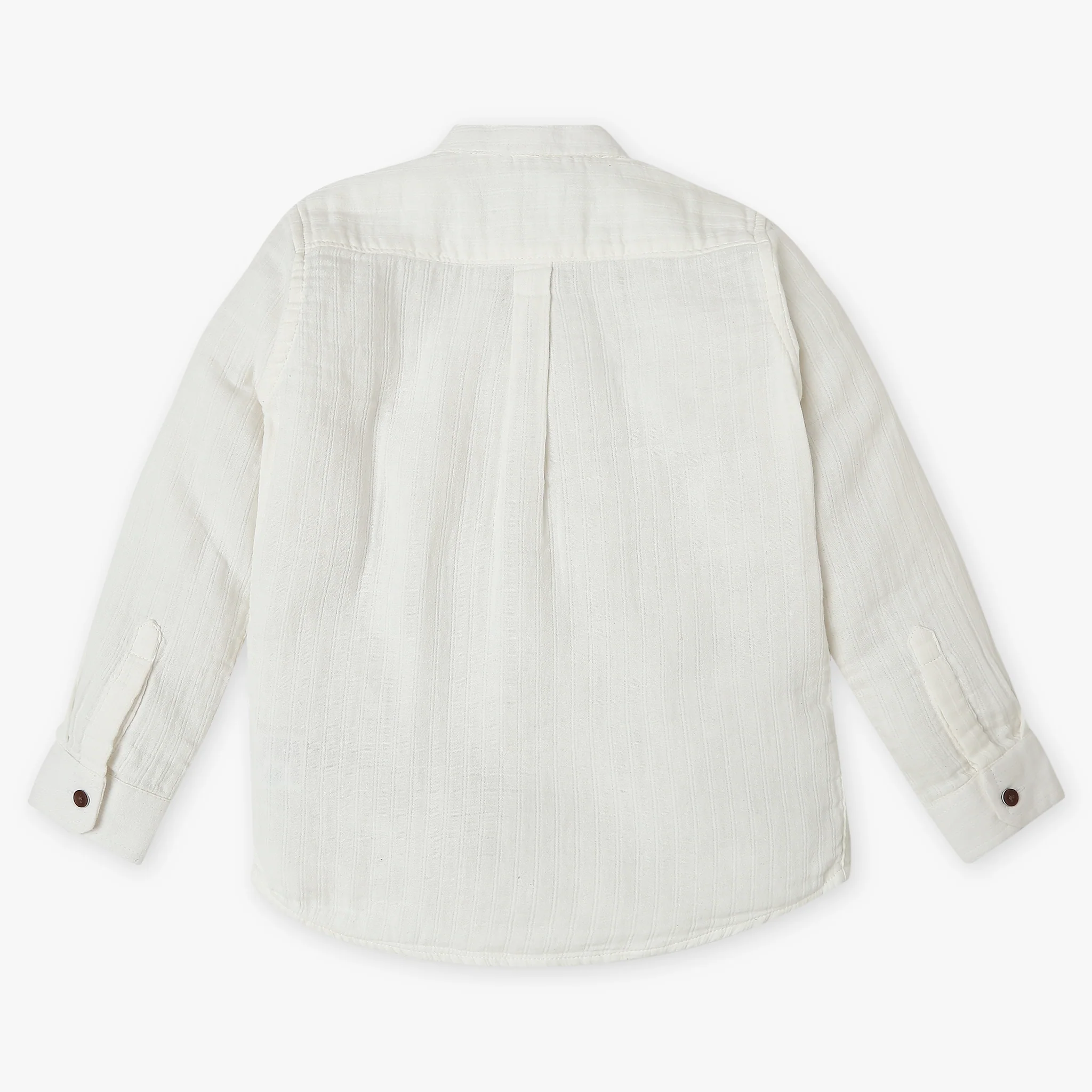 Boys Regular Fit Solid Shirt - Image 2