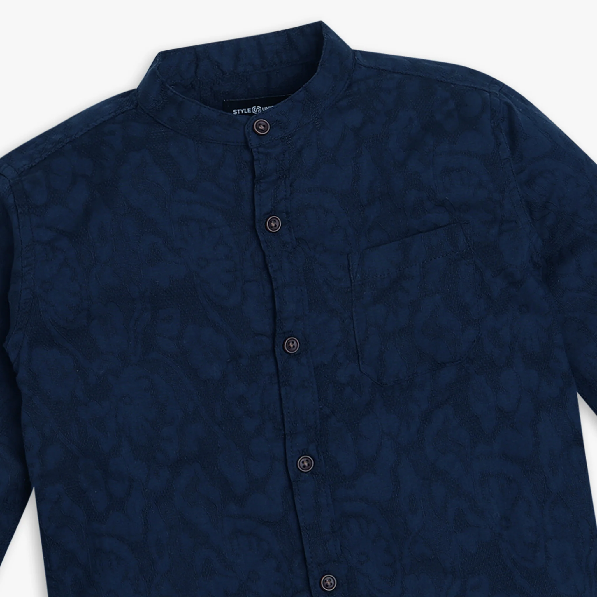 Boys Regular Fit Solid Shirt - Image 3