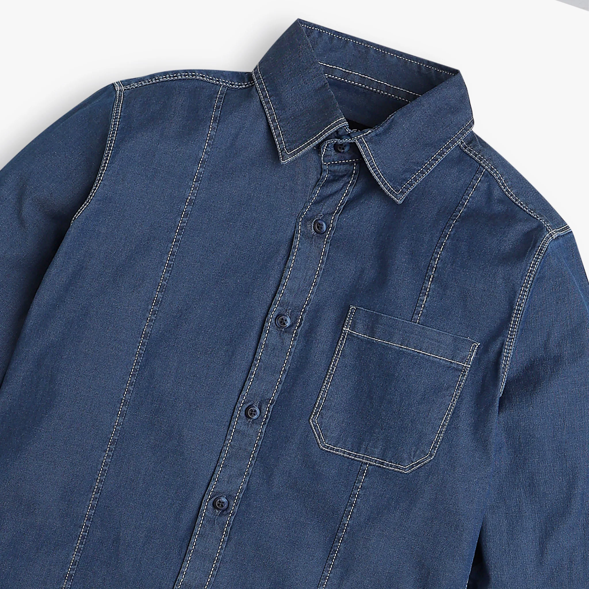 Boys Regular Fit Solid Shirt - Image 3