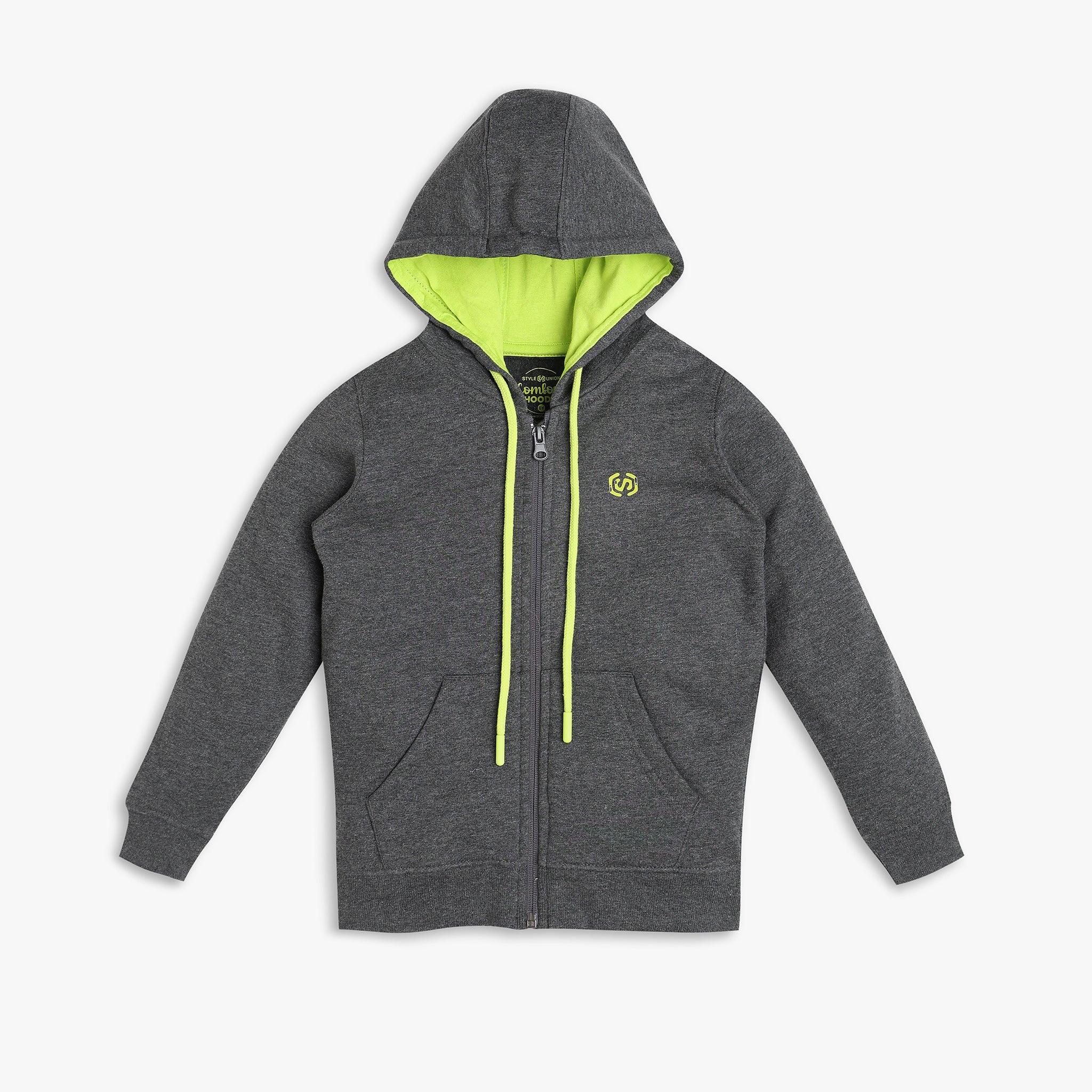 Boys Regular Fit Solid Sweat Tee