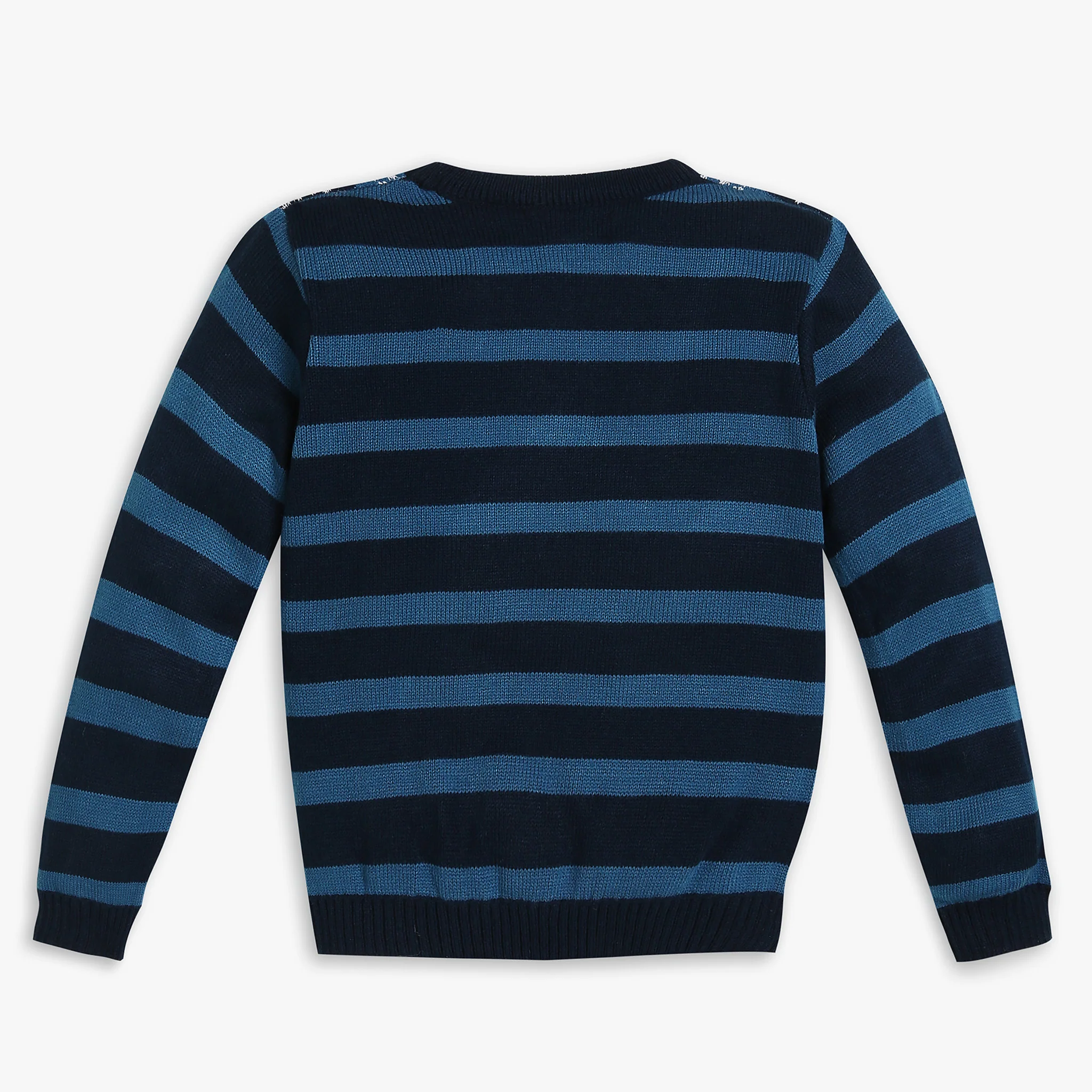 Boys Regular Fit Solid Sweater - Image 2