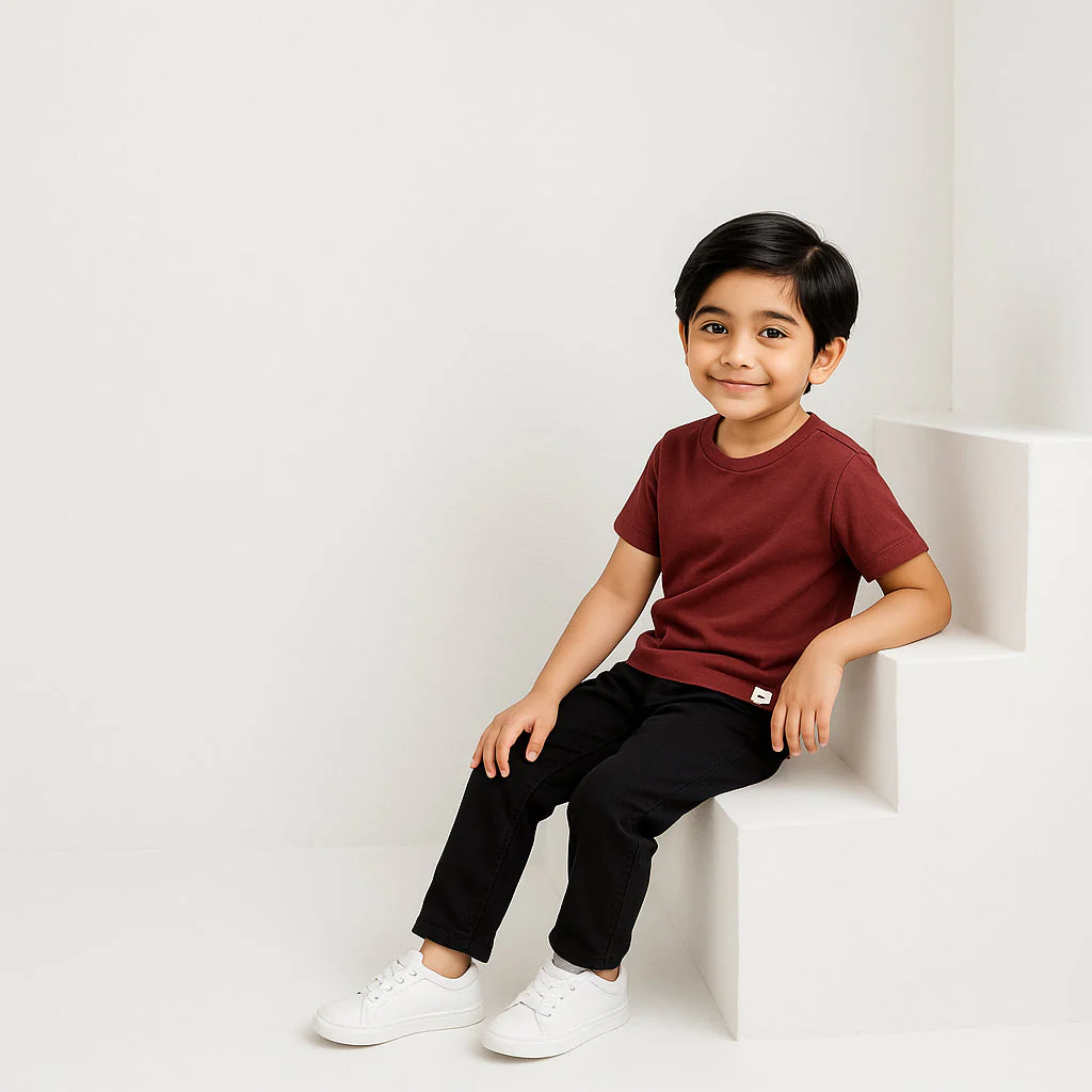Boys Cotton Crew Neck T-Shirt - Image 22