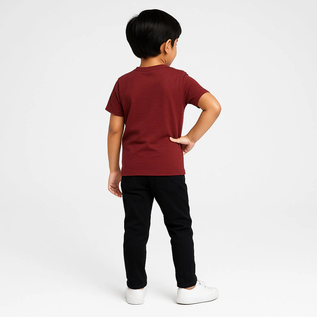 Boys Cotton Crew Neck T-Shirt - Image 24
