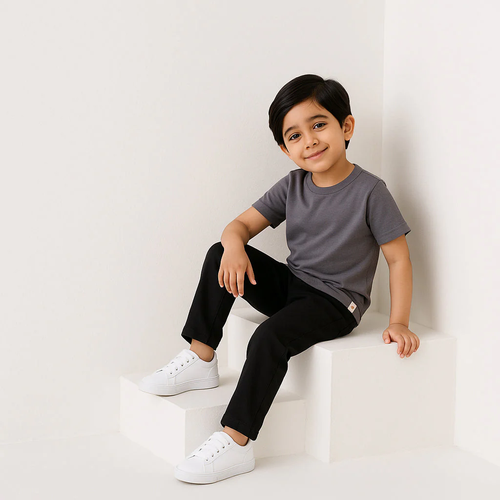Boys Cotton Crew Neck T-Shirt - Image 27