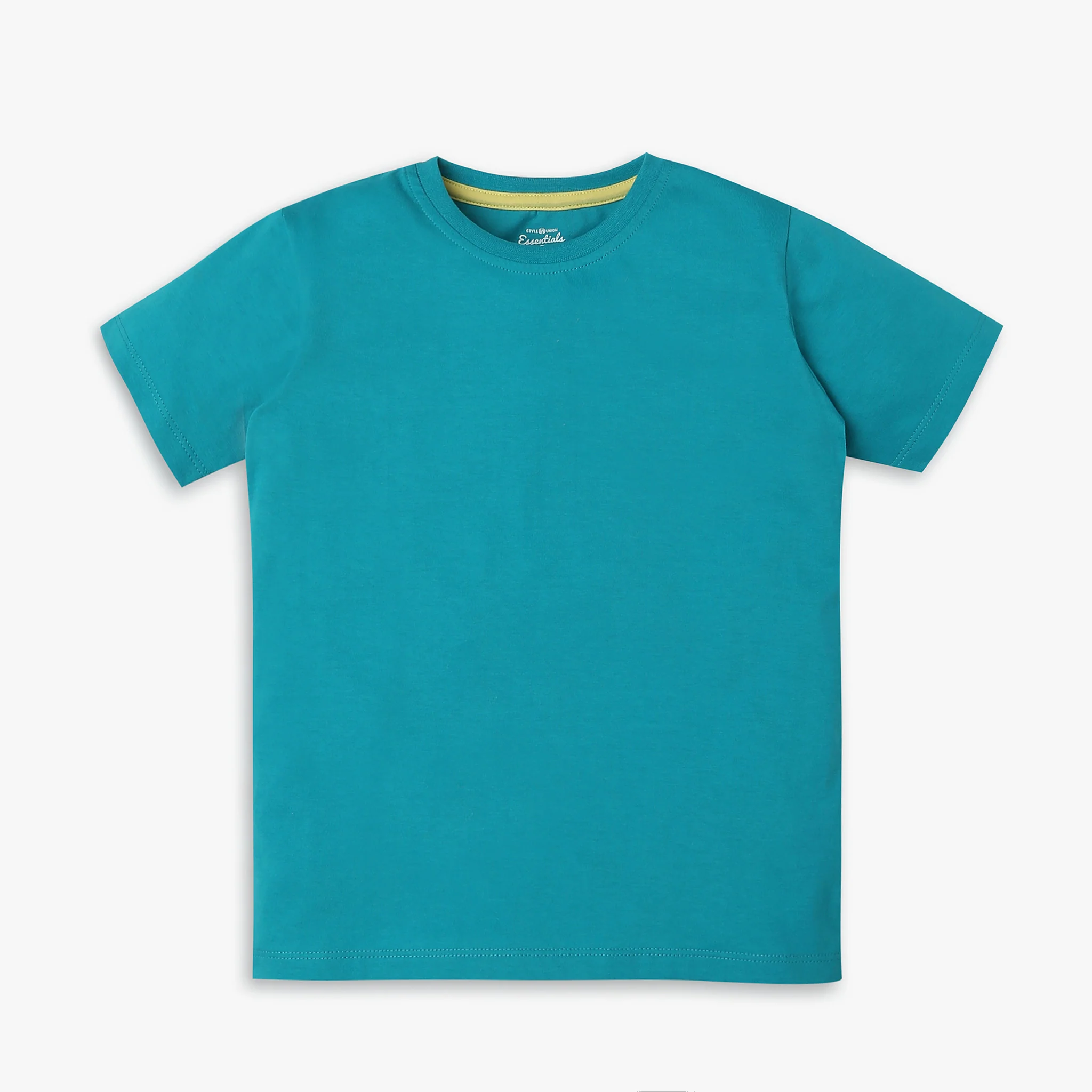 Boys Solid Crew Neck T-Shirt - Image 4