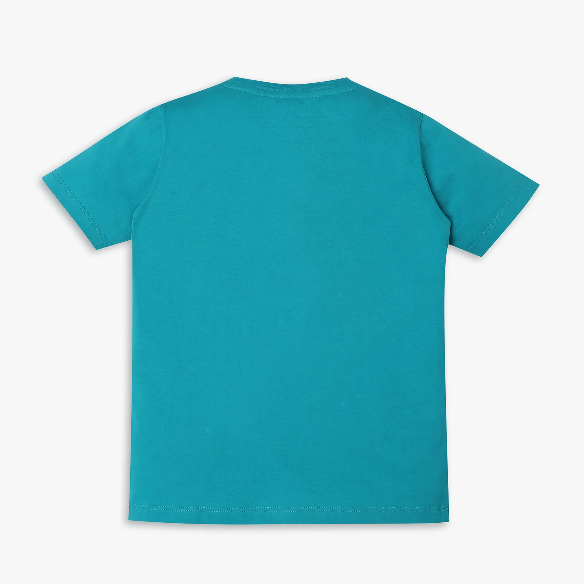 Boys Solid Crew Neck T-Shirt - Image 5