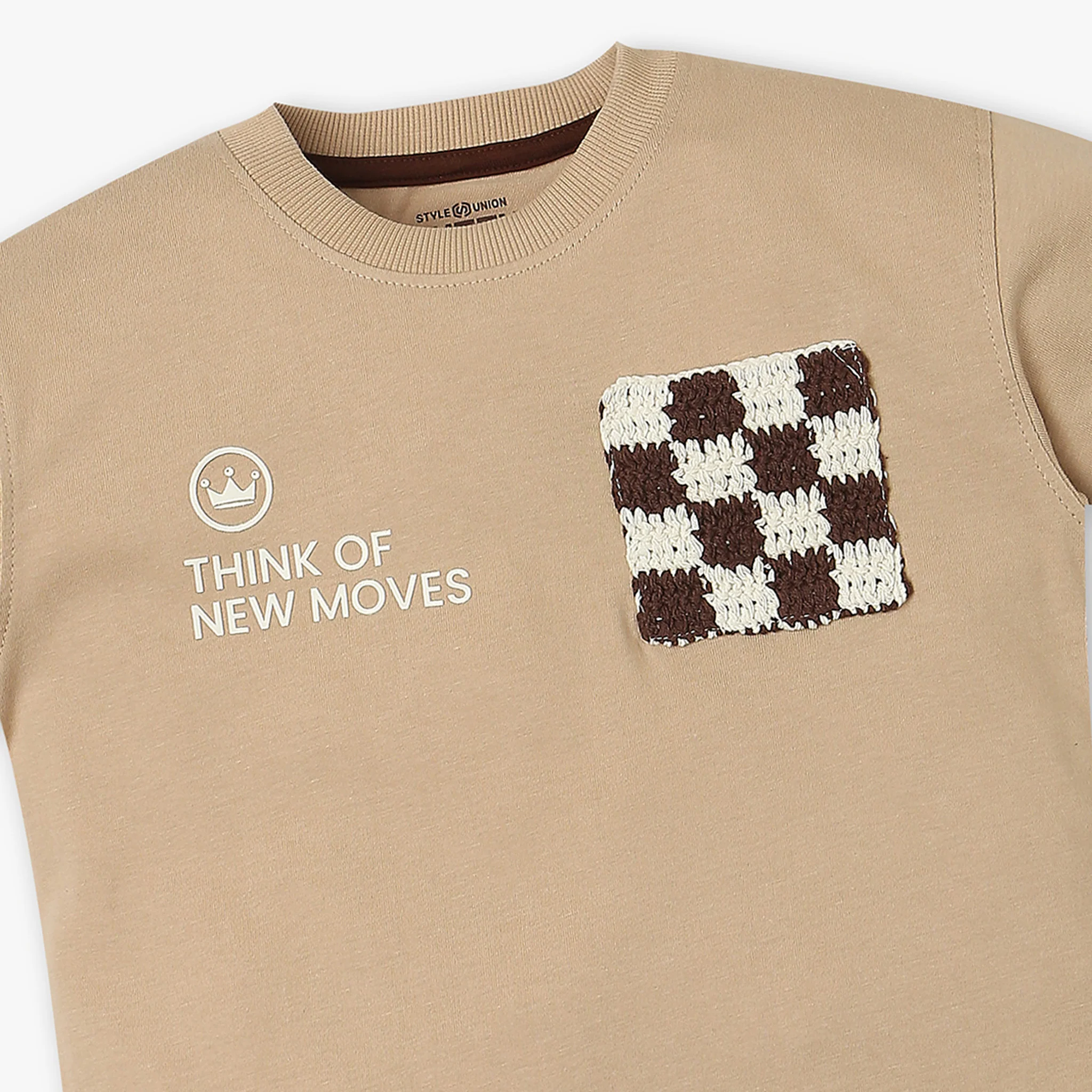 Boys Regular Fit Solid T-Shirt - Image 3