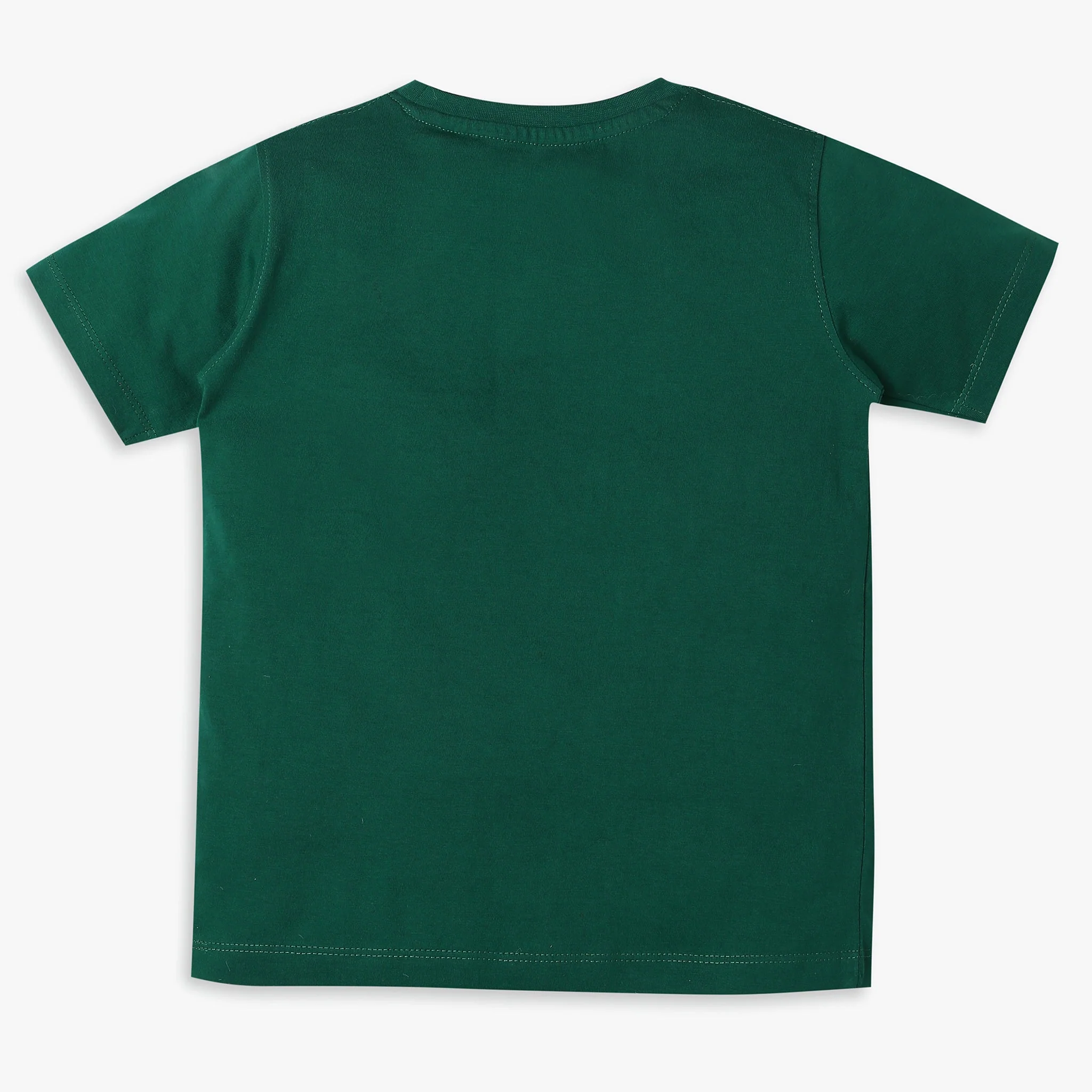 Boys Regular Fit Solid T-Shirt - Image 2