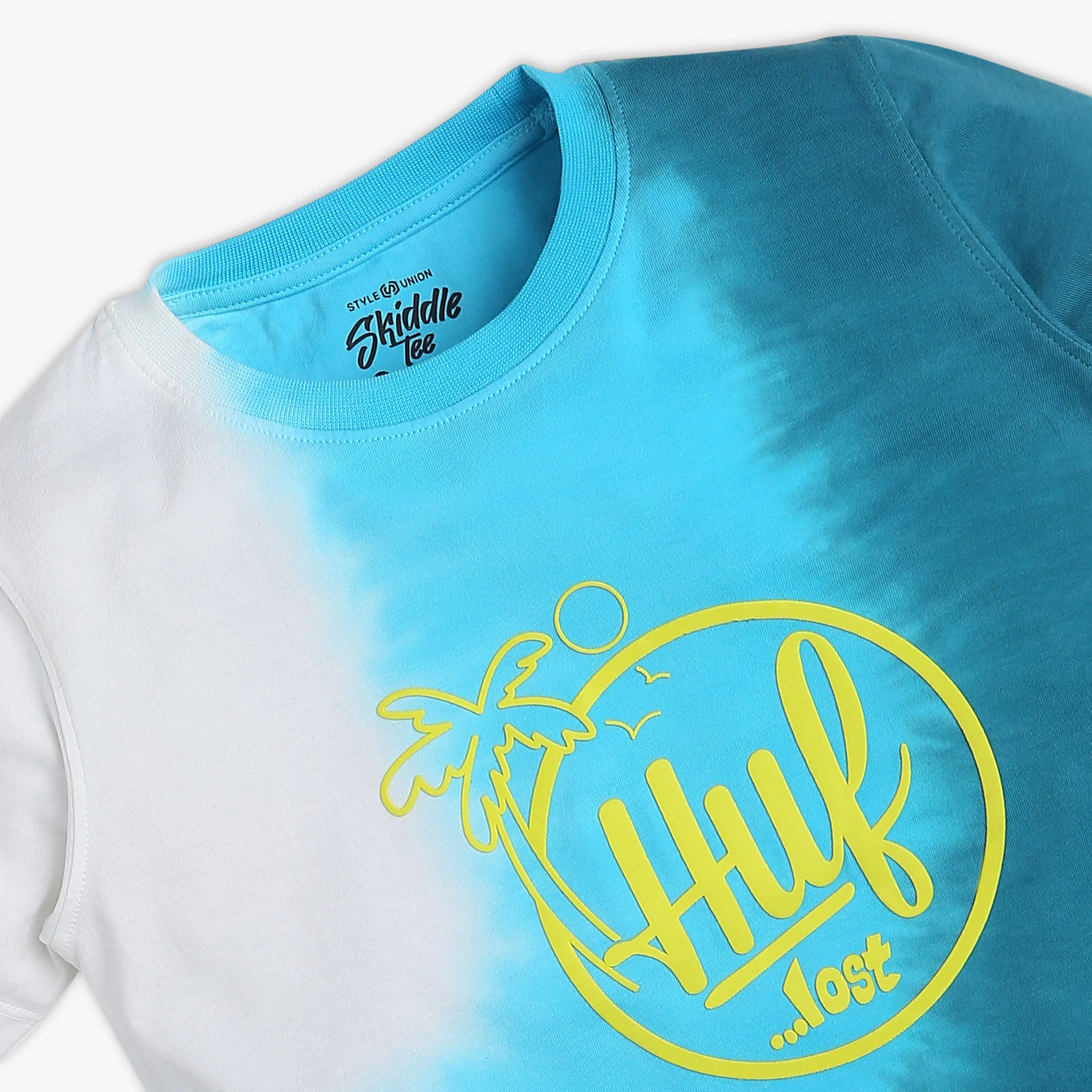 Boys Crew Neck Tie - Dye Skiddle T-Shirt - Image 3