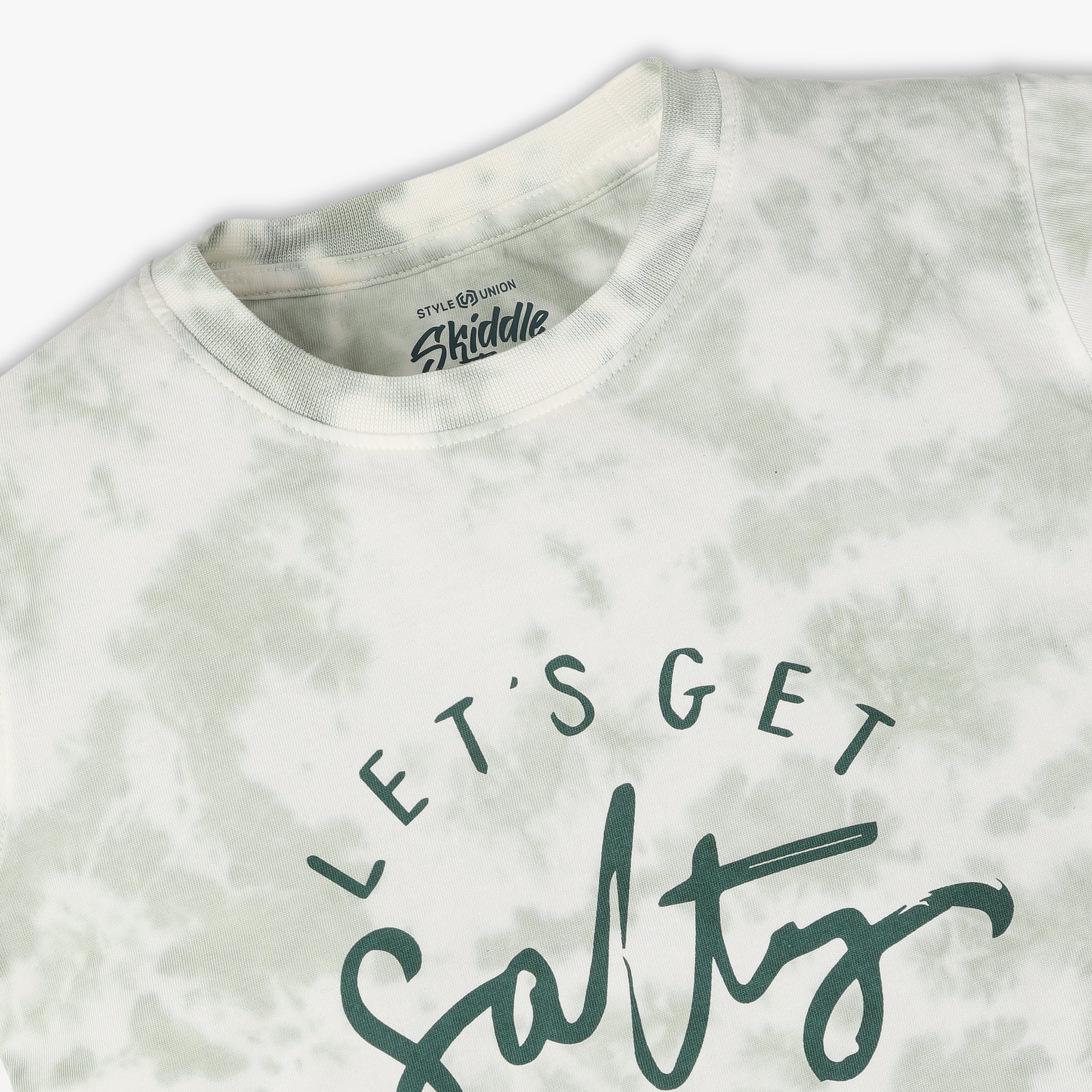 Boys Crew Neck Tie - Dye Skiddle T-Shirt - Image 3
