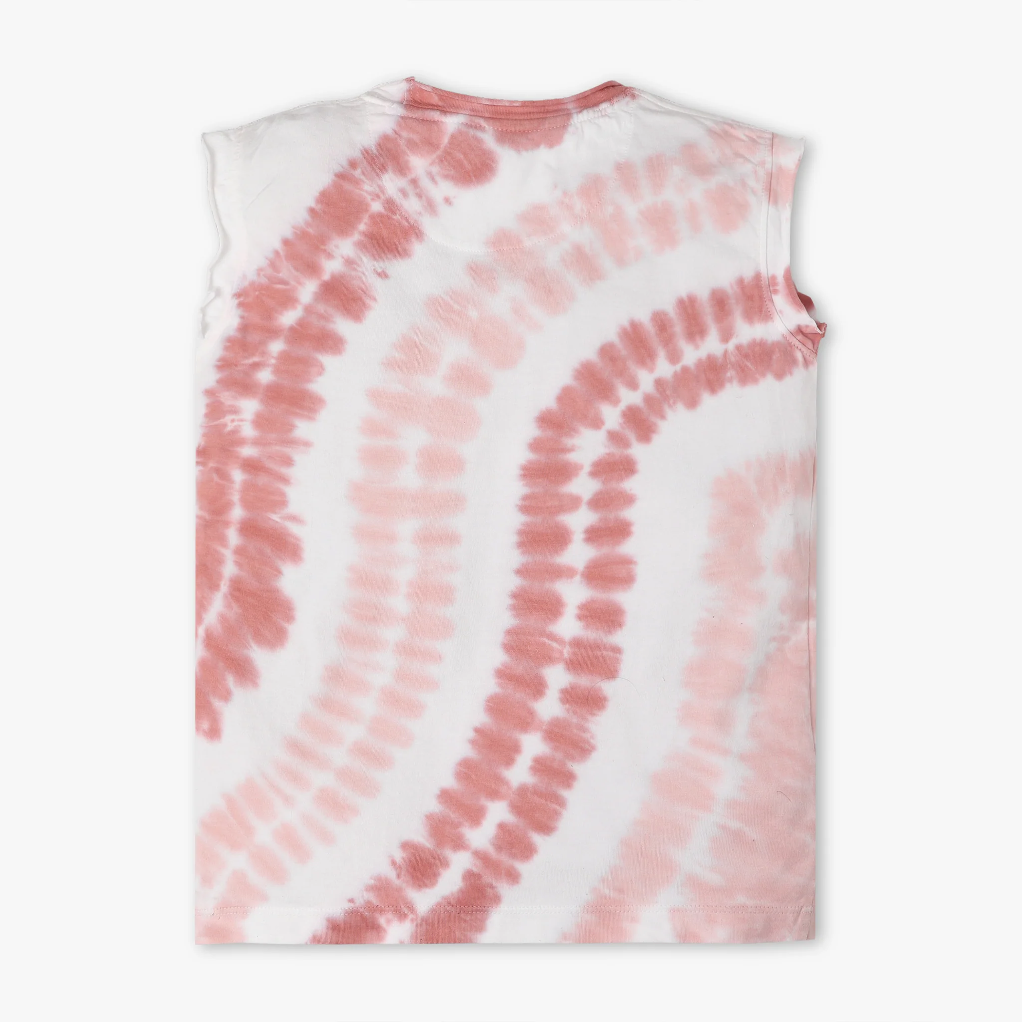 Boys Crew Neck Sleeveless Tie - Dye T-Shirt - Image 2
