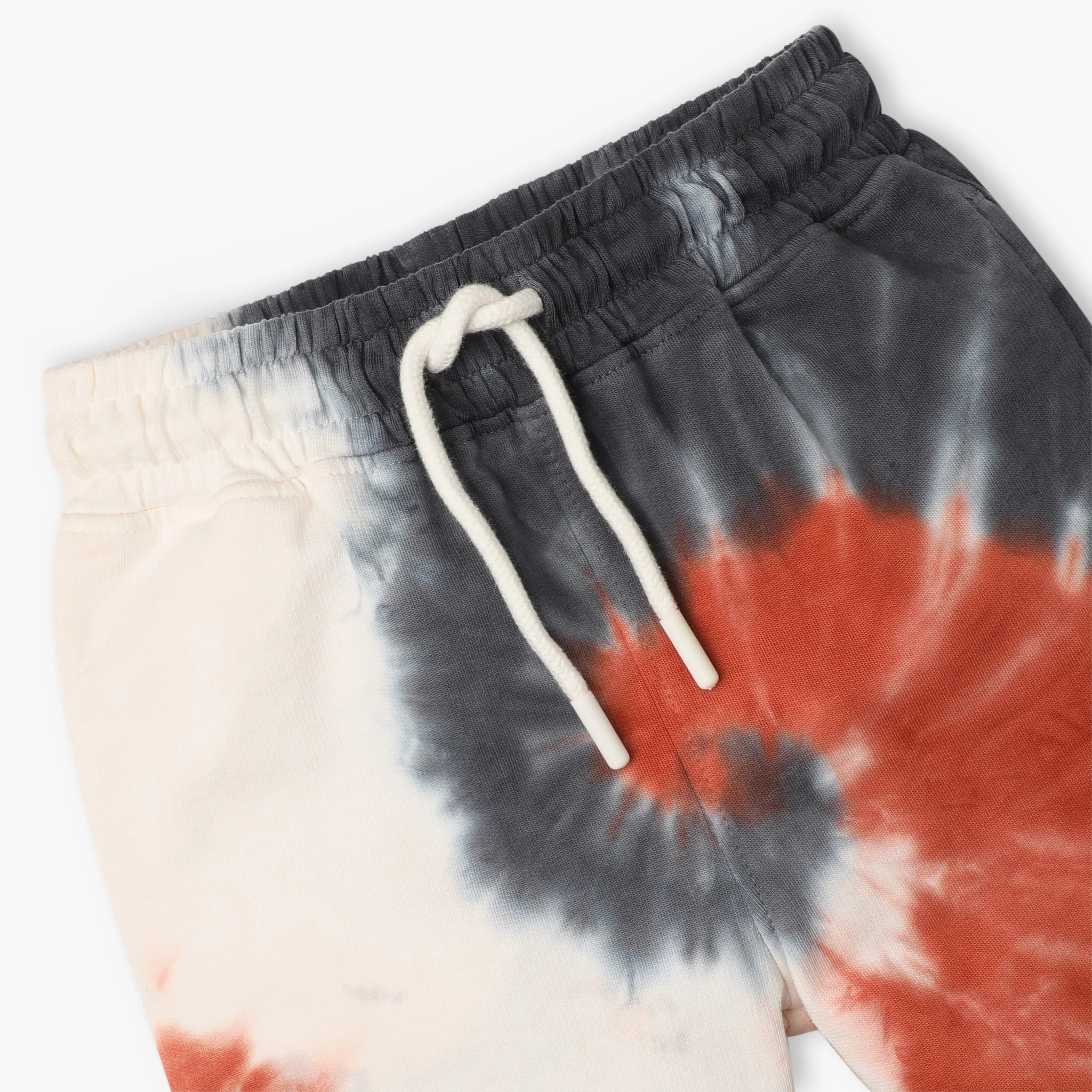 Boys Tie - Dye Knee Length Mid Rise Shorts - Image 3
